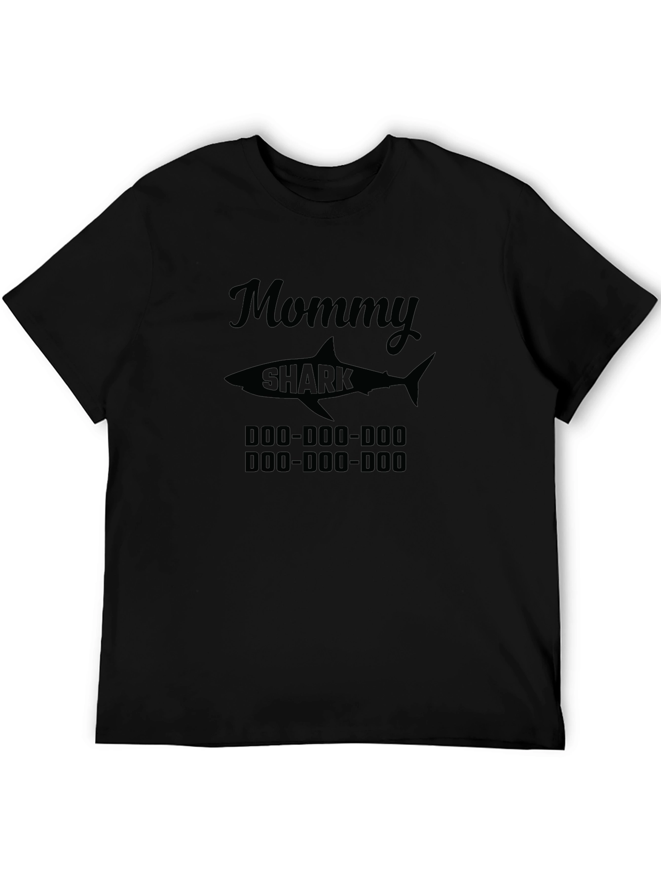 Mommy Shark Doo Doo Doo T-Shirt - Black