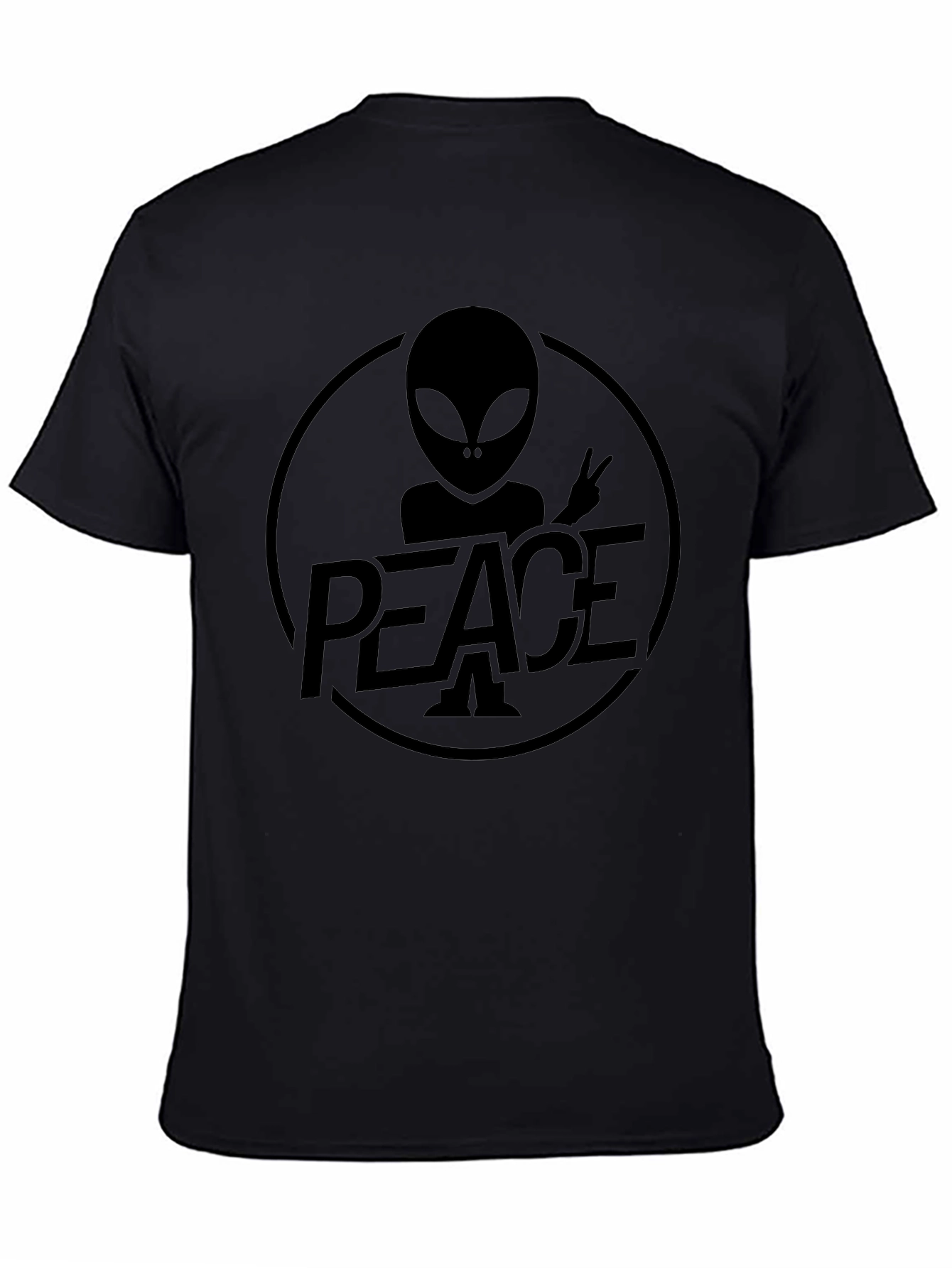 Peace Alien Graphic T-Shirt