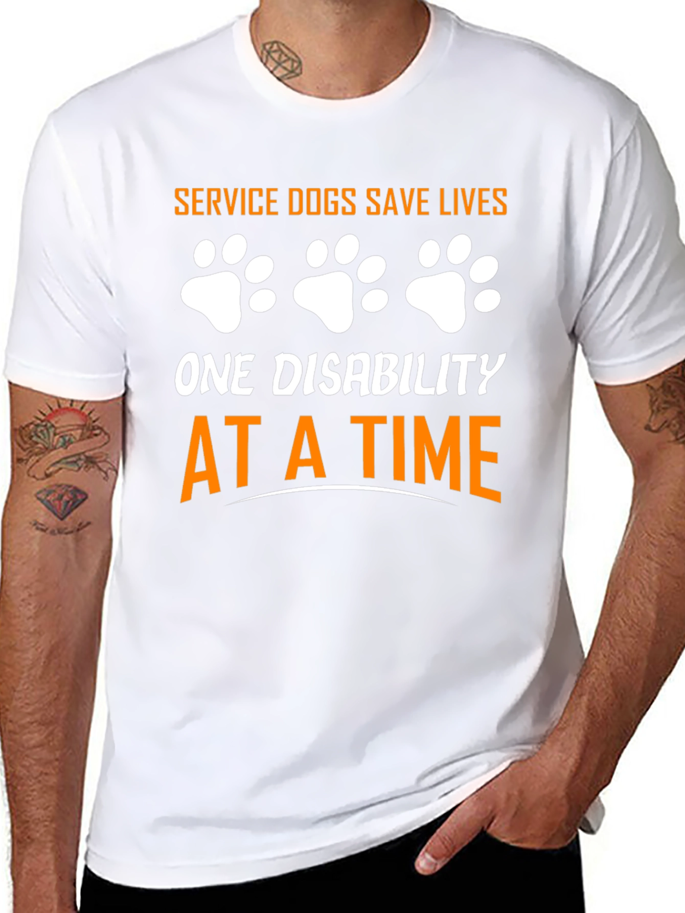 Service Dogs Save Lives T-Shirt