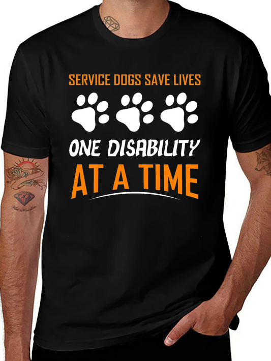 Service Dogs Save Lives T-Shirt