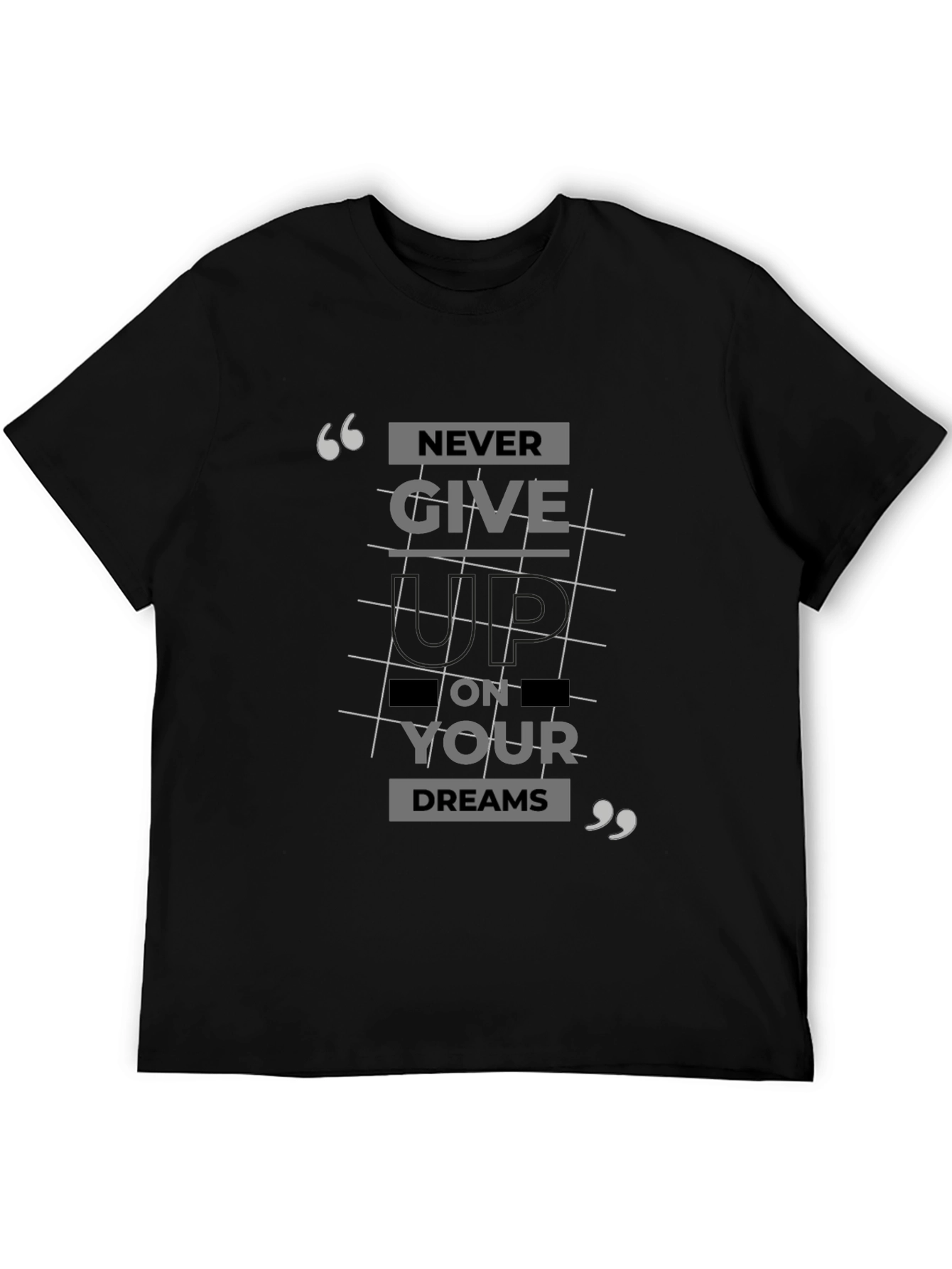 Never Give Up T-Shirt: Inspirational Graphic Tee
