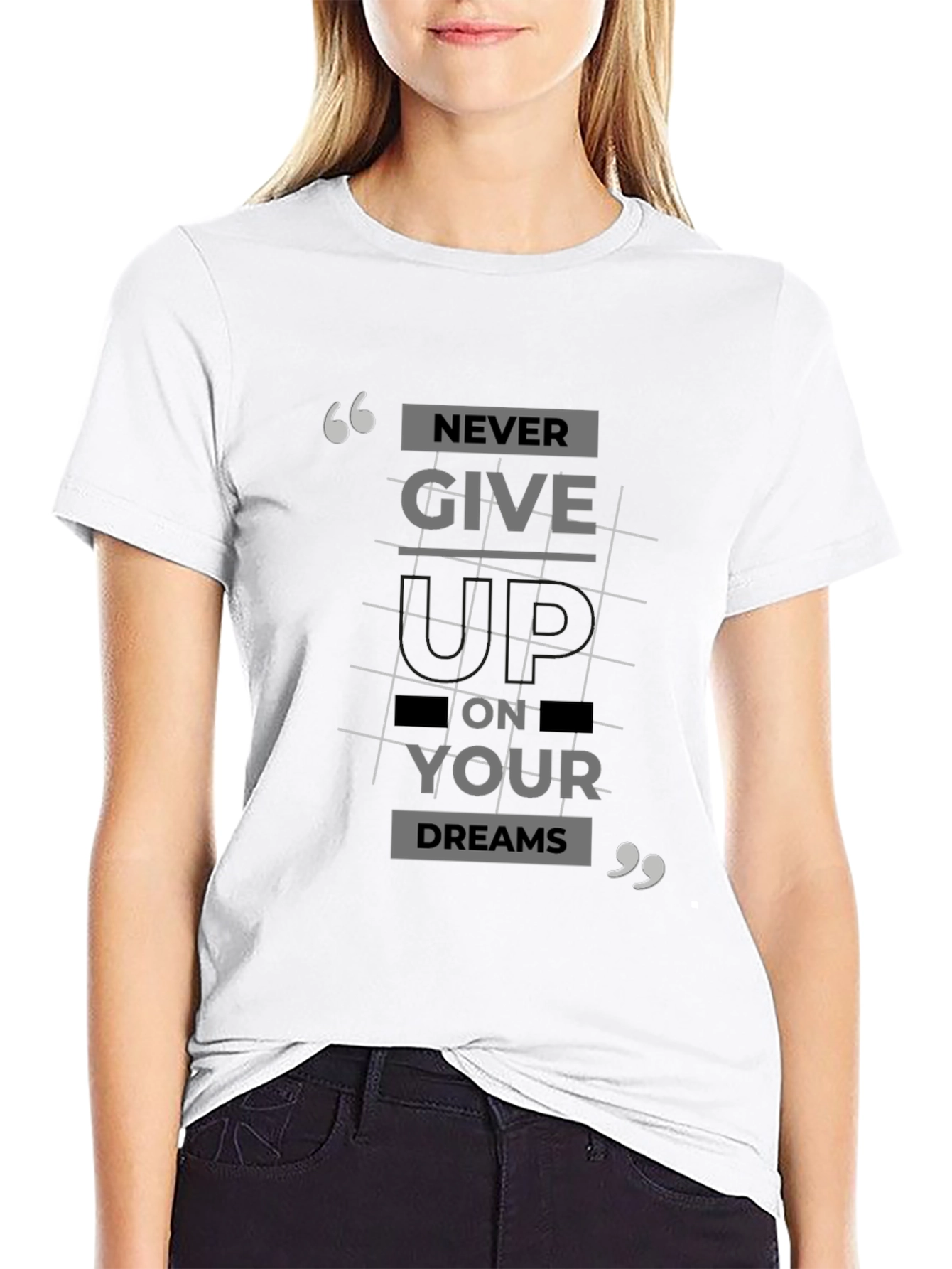 Never Give Up T-Shirt: Inspirational Graphic Tee