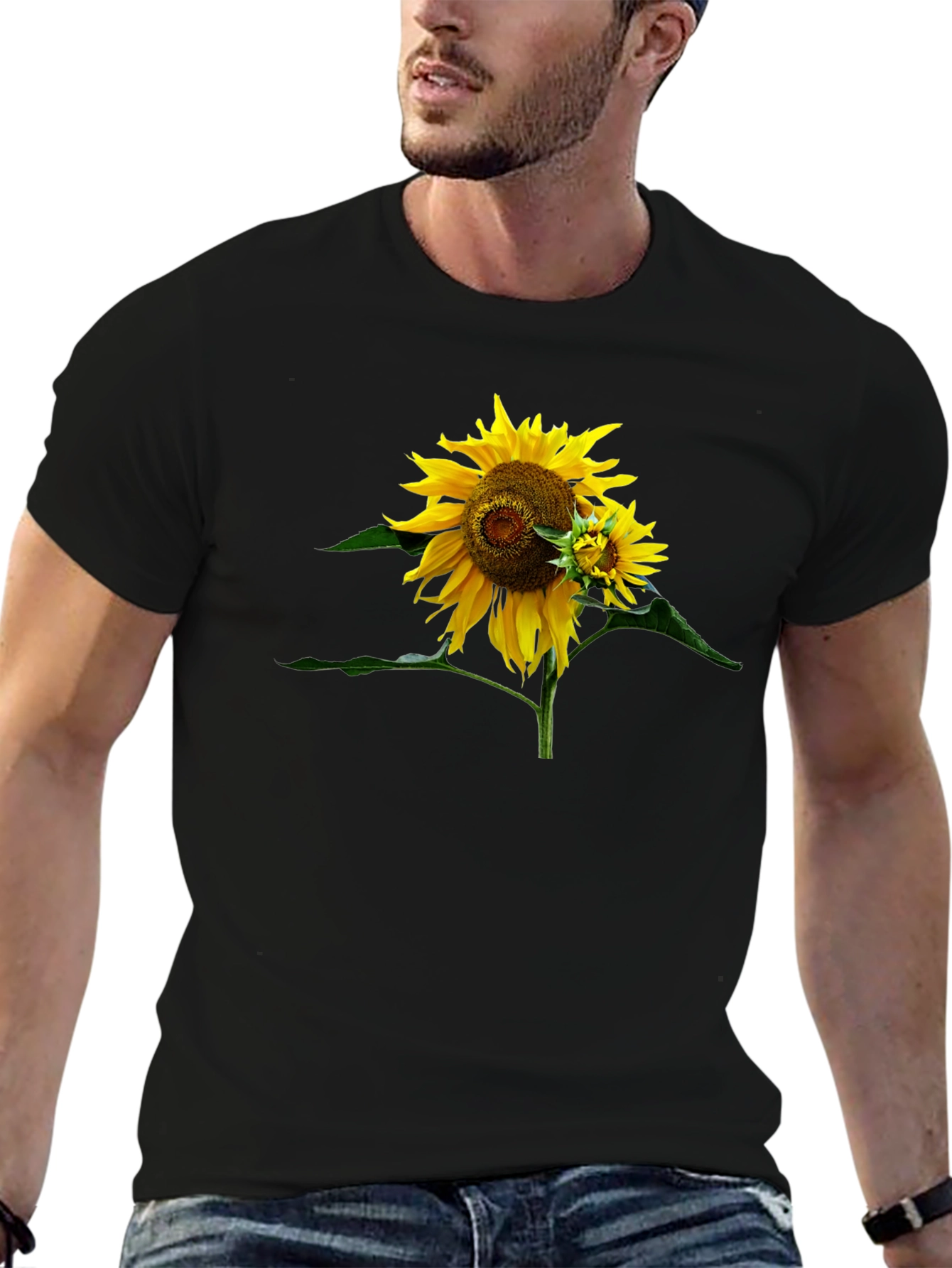Sunflower Graphic Print T-Shirt
