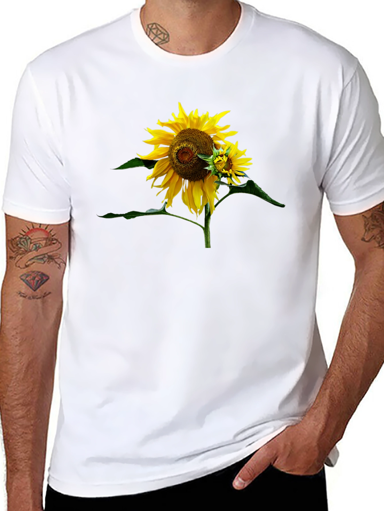 Sunflower Graphic Print T-Shirt