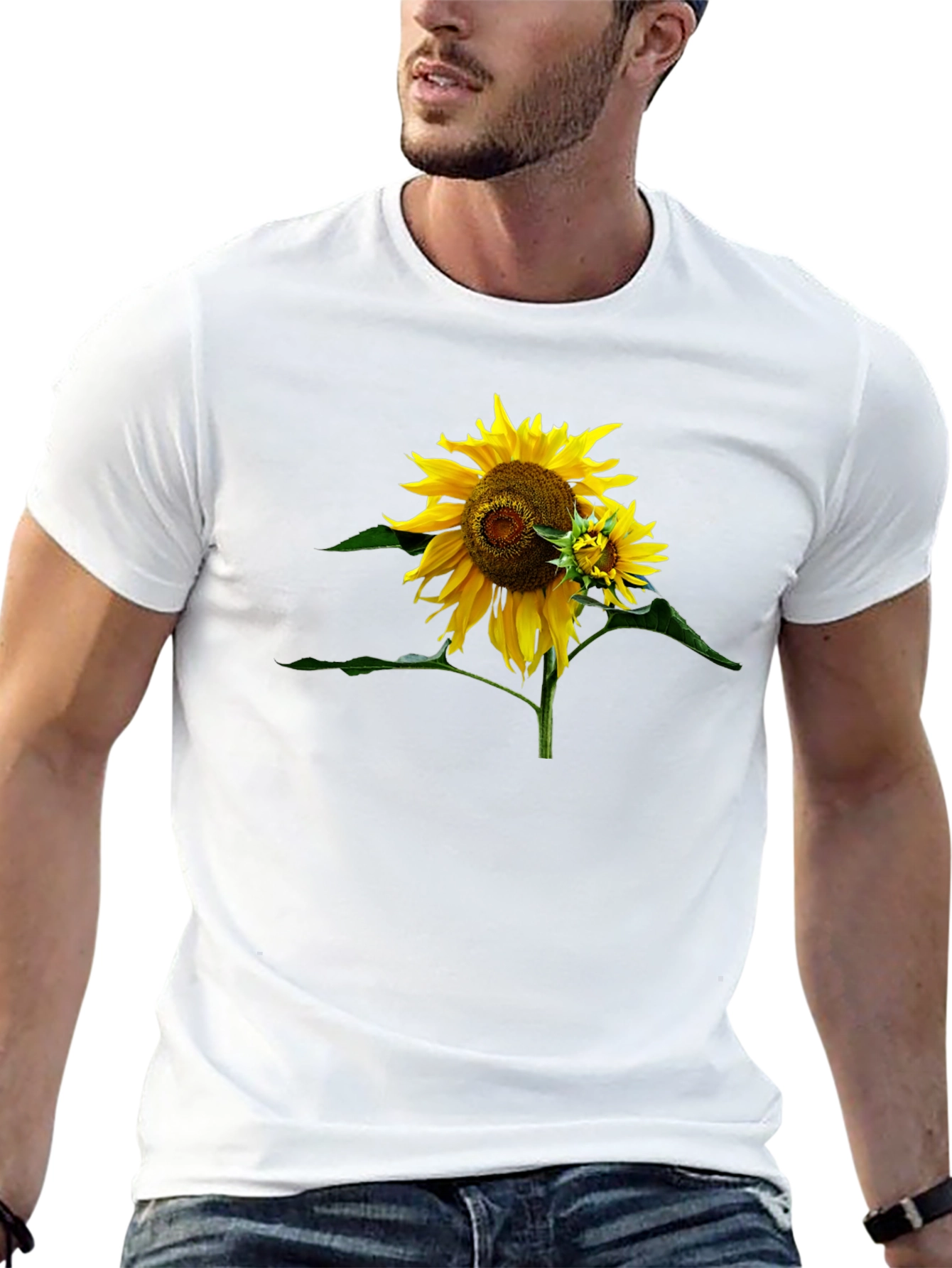 Sunflower Graphic Print T-Shirt