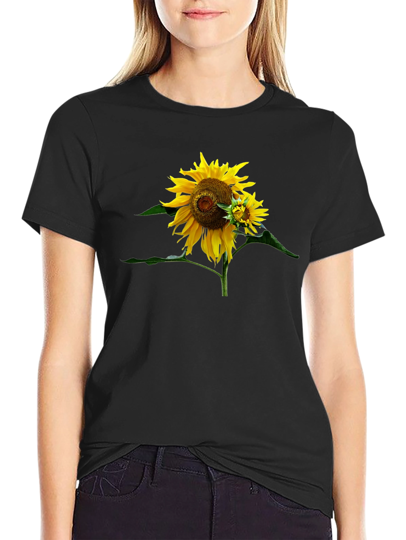 Sunflower Graphic Print T-Shirt