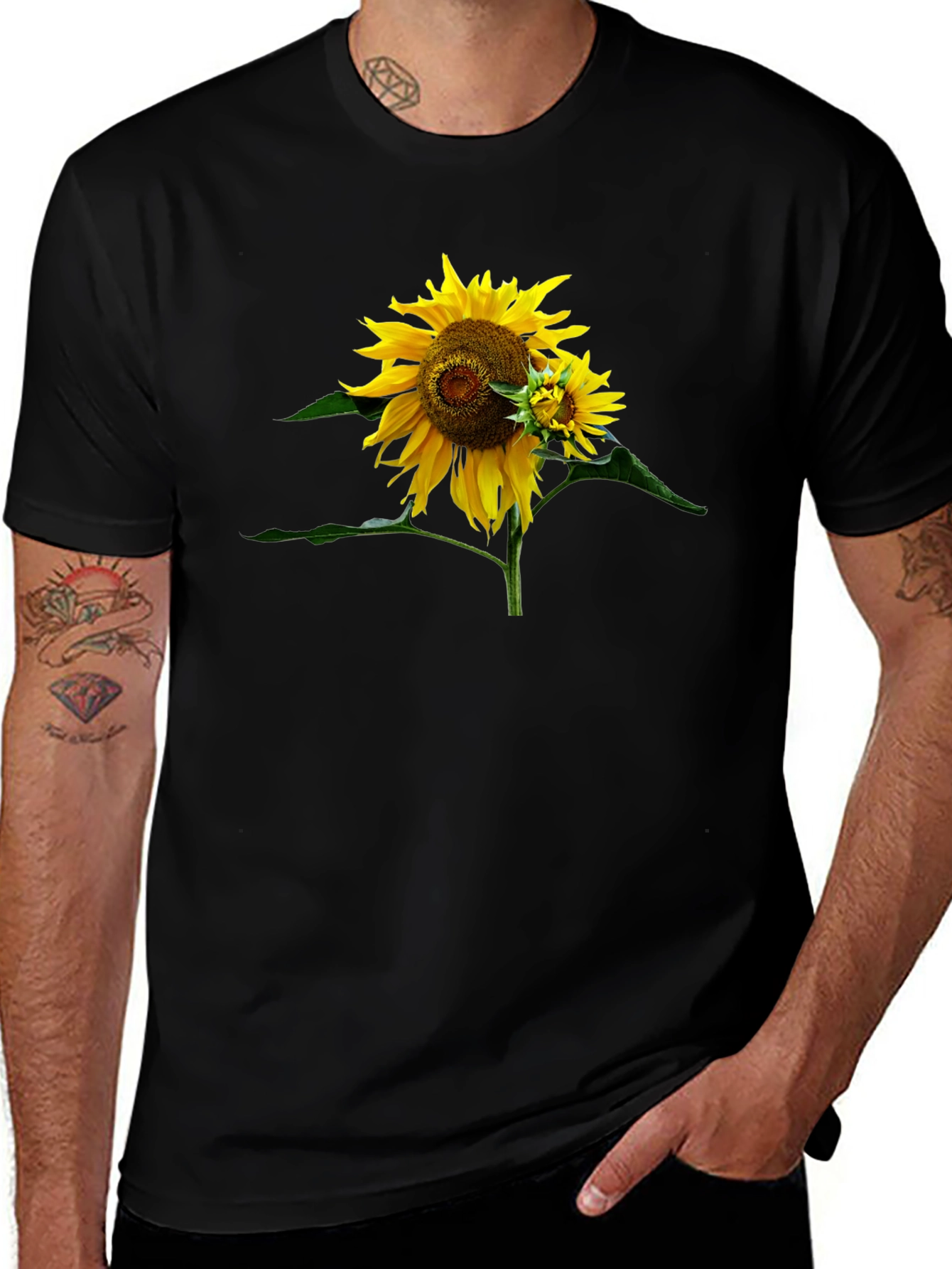 Sunflower Graphic Print T-Shirt