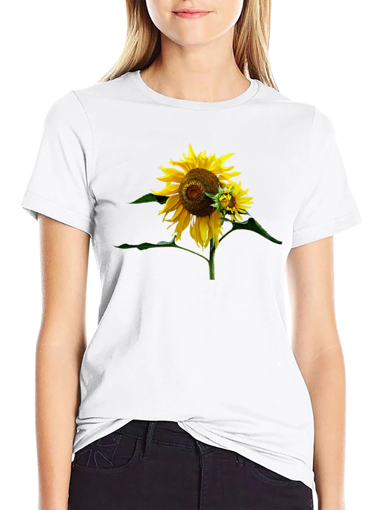 Sunflower Graphic Print T-Shirt