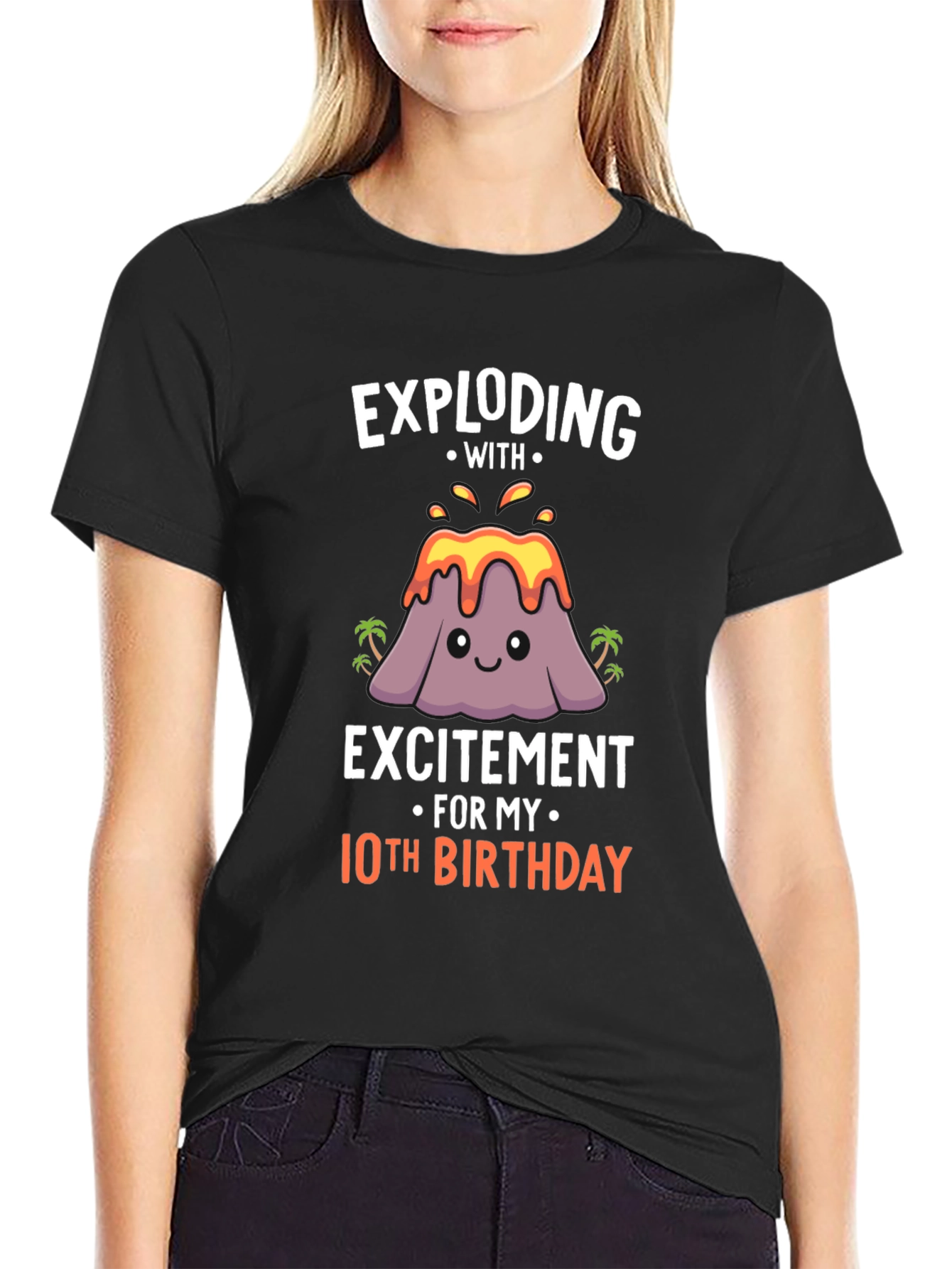 Exploding with Excitement 10th Birthday T-Shirt