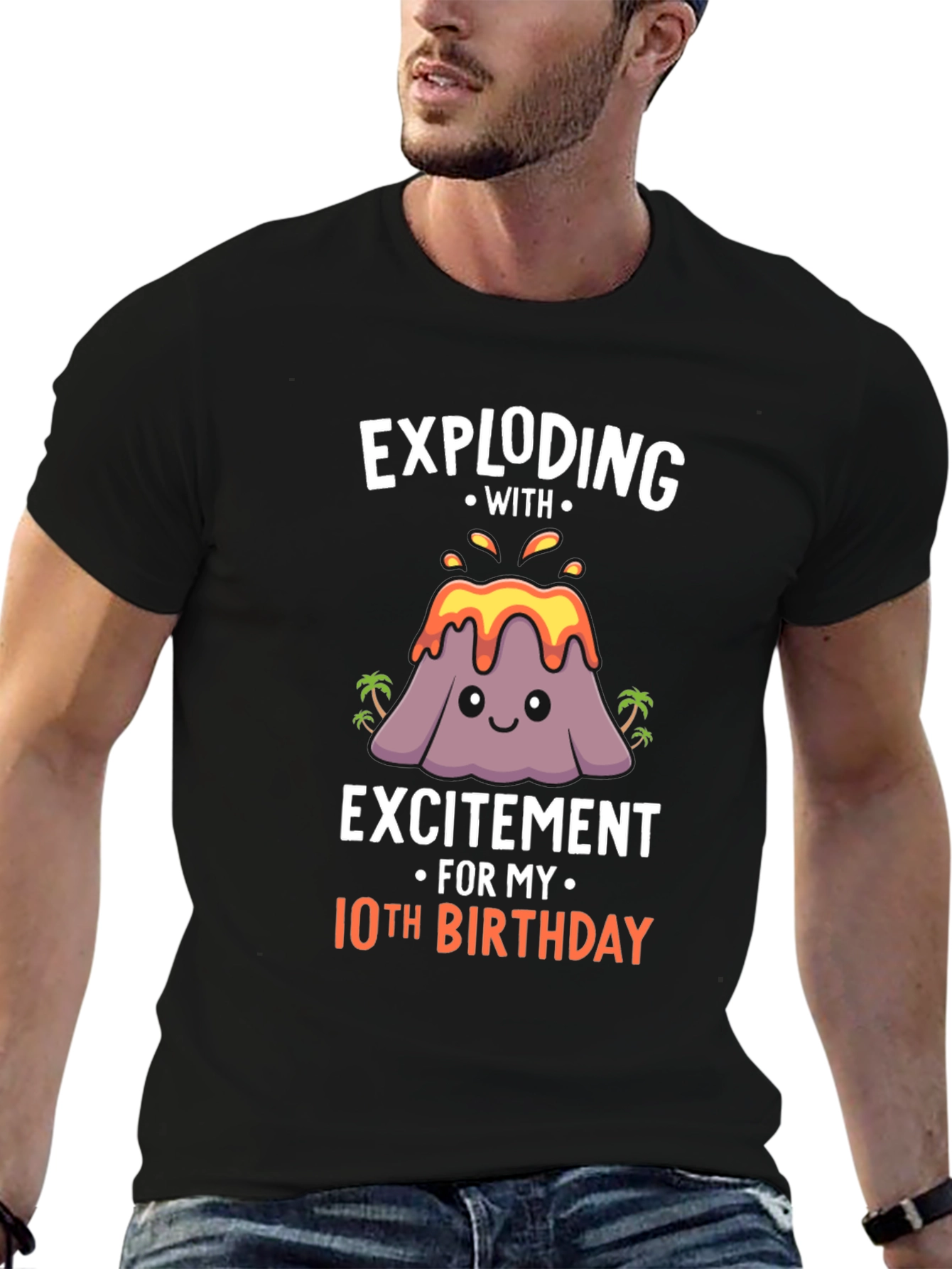 Exploding with Excitement 10th Birthday T-Shirt