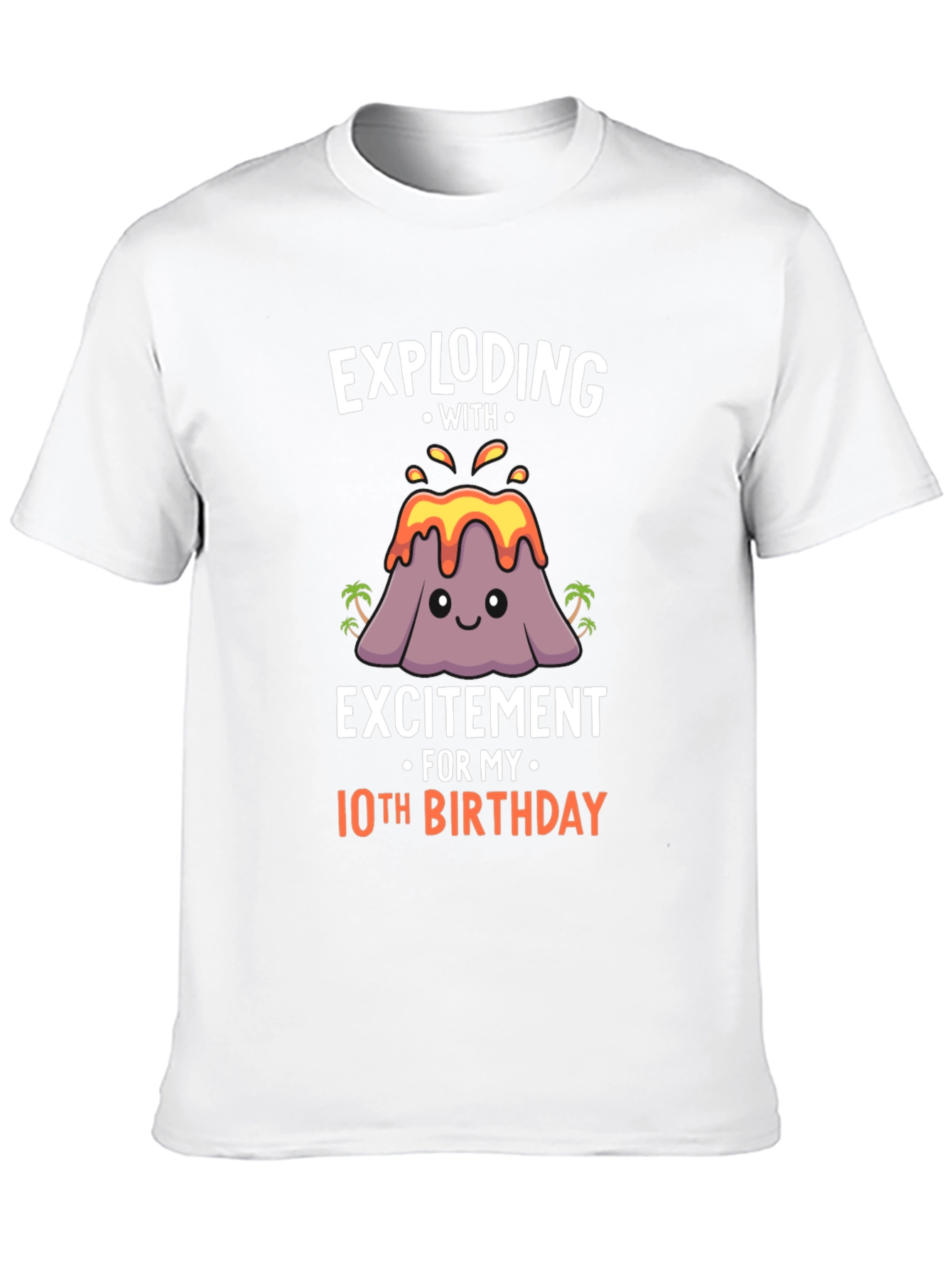 Exploding with Excitement 10th Birthday T-Shirt