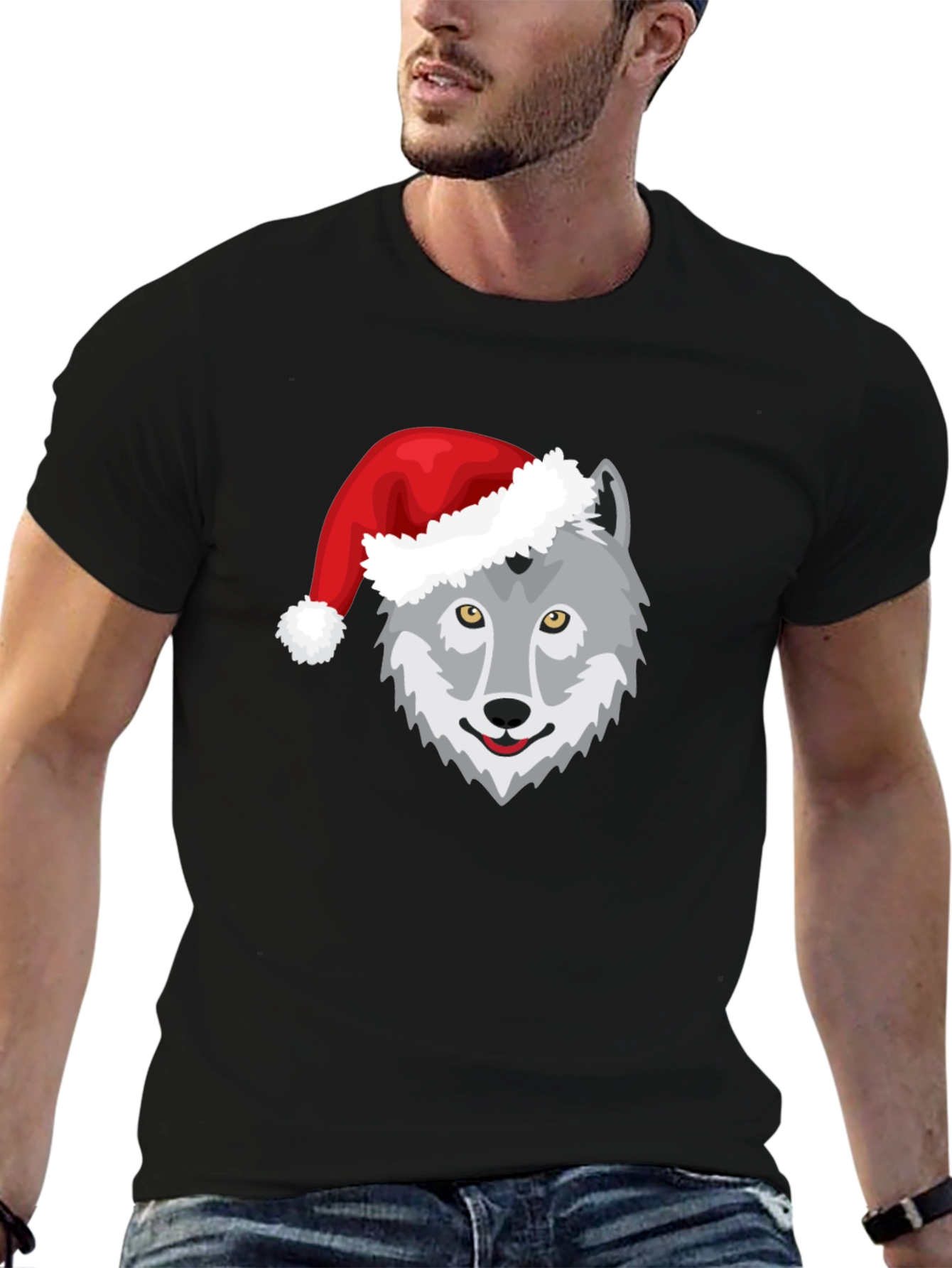 Wolf Christmas T-Shirt