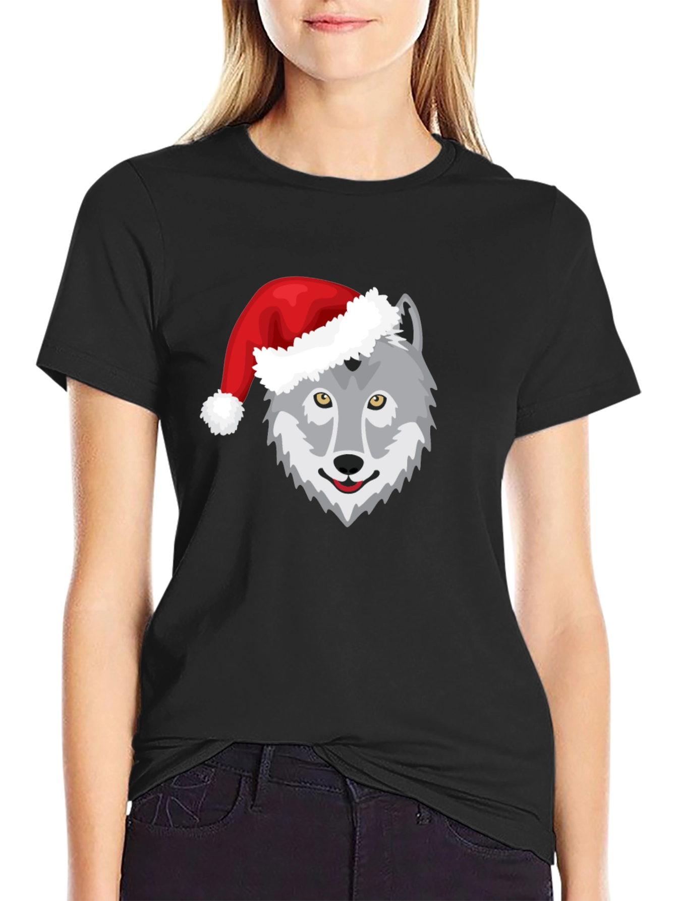 Wolf Christmas T-Shirt
