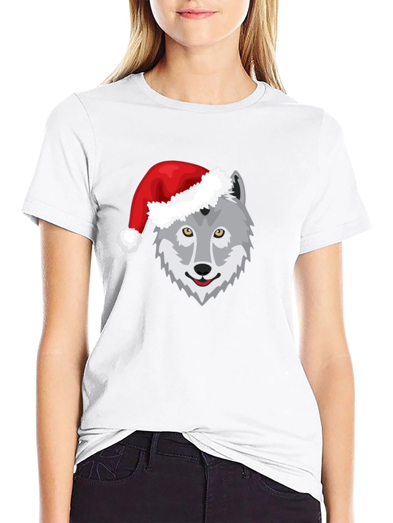 Wolf Christmas T-Shirt