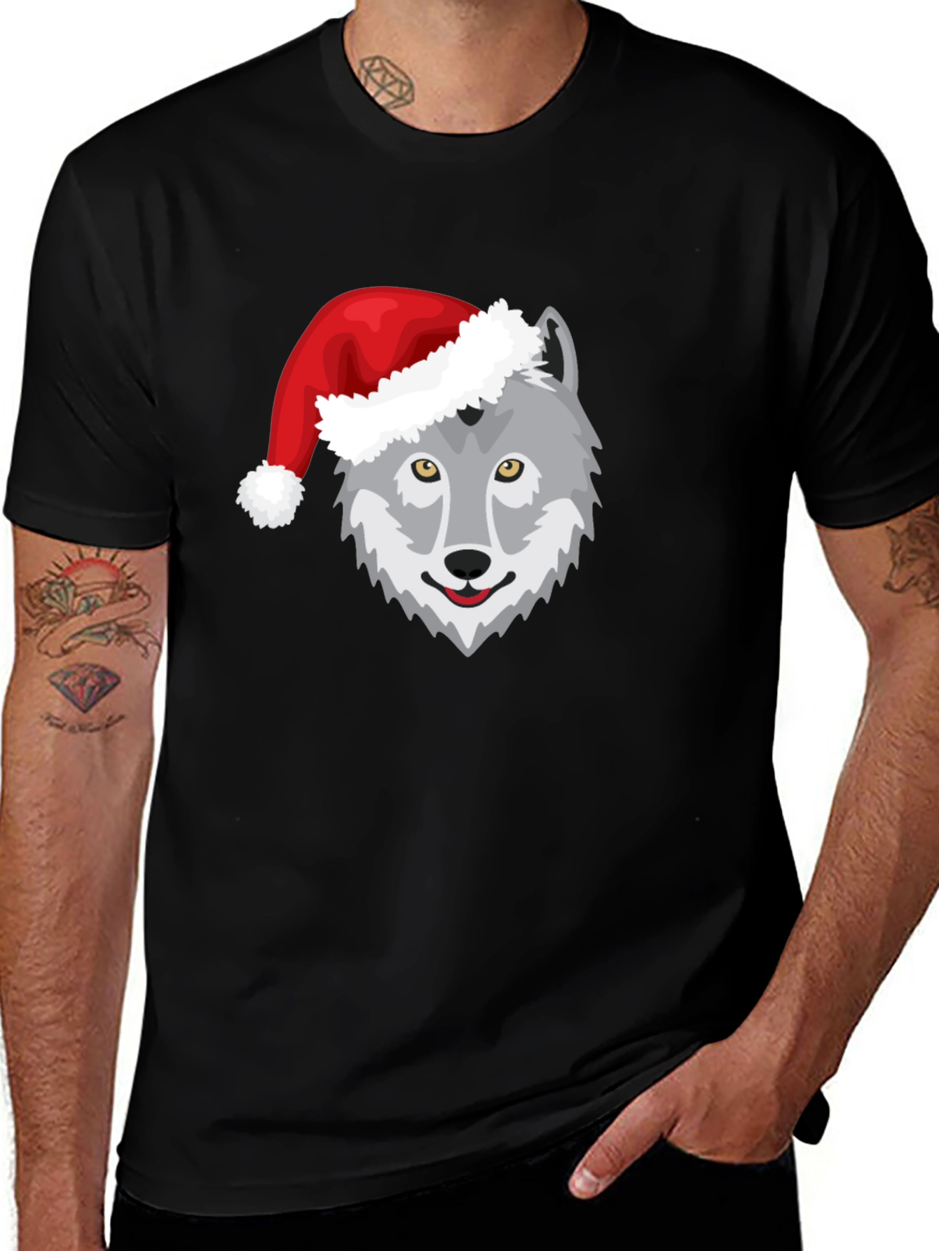 Wolf Christmas T-Shirt