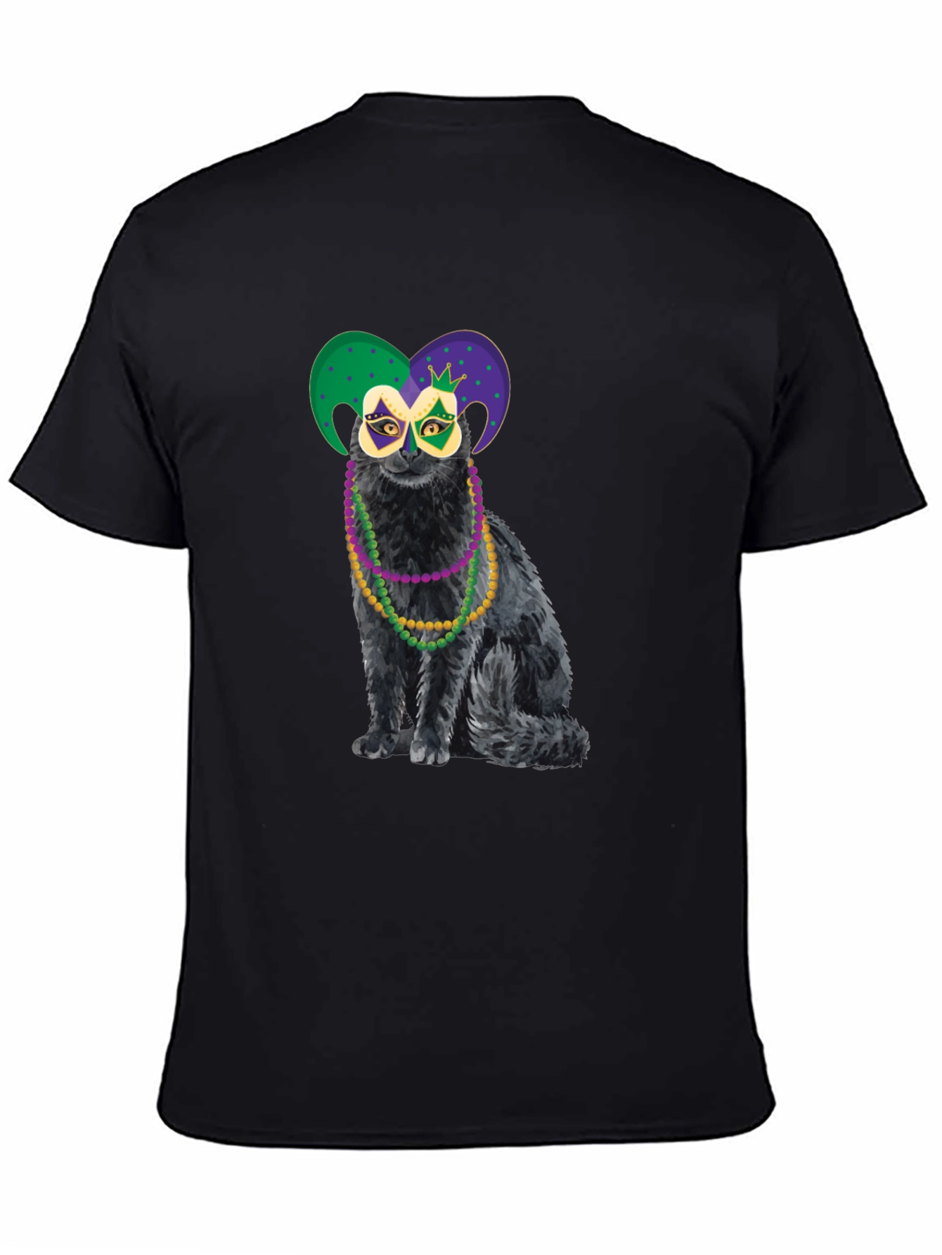 Mardi Gras Cat T-Shirt
