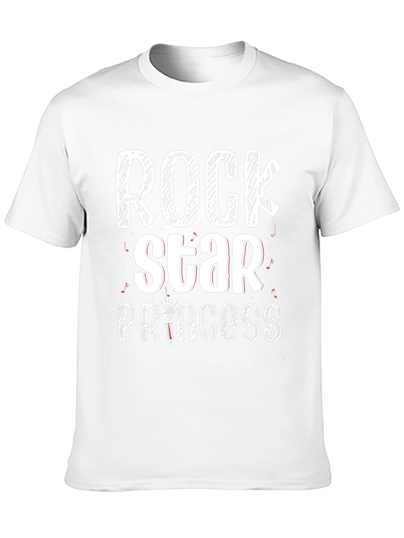 Rock Star Princess Black Graphic Tee