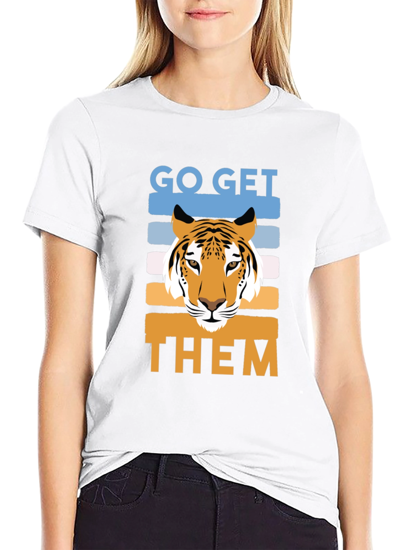 Go Get Them Tiger Graphic T-Shirt