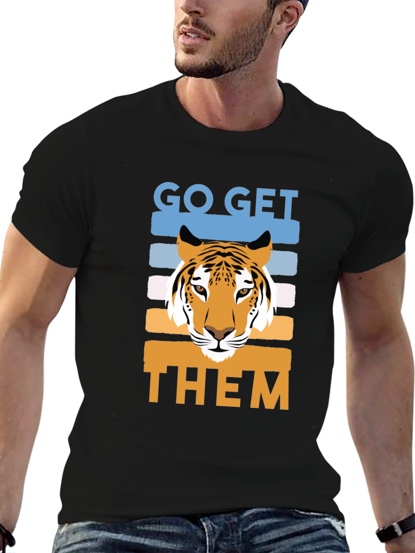Go Get Them Tiger Graphic T-Shirt