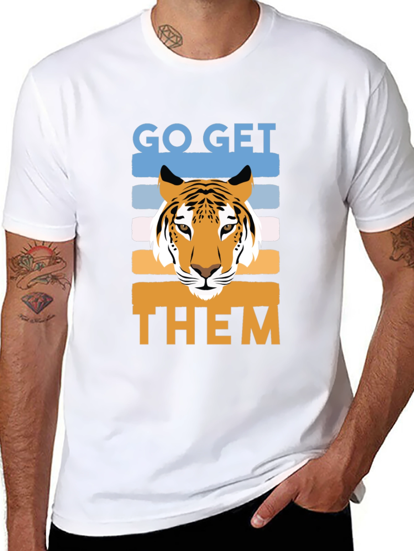 Go Get Them Tiger Graphic T-Shirt