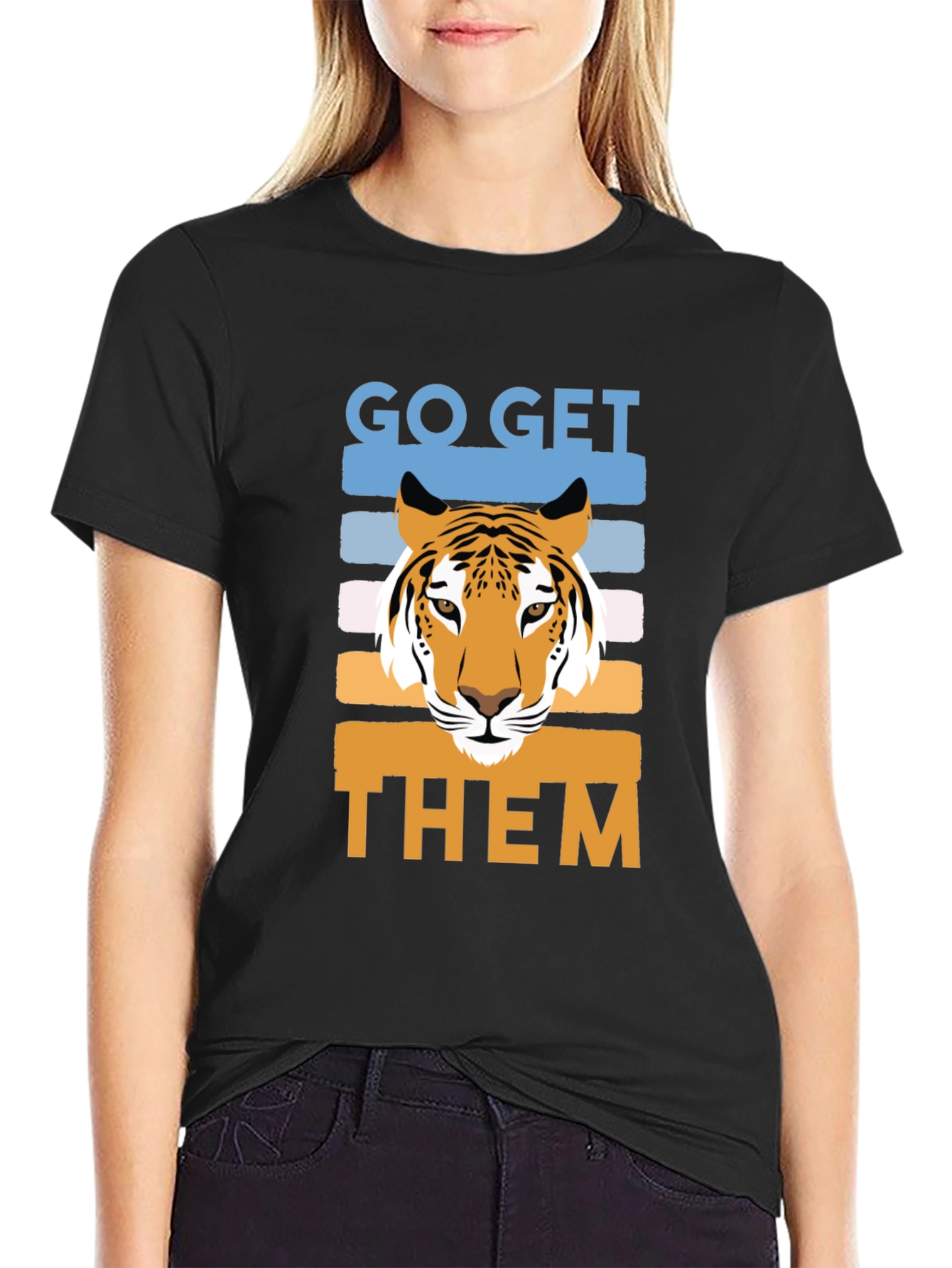 Go Get Them Tiger Graphic T-Shirt