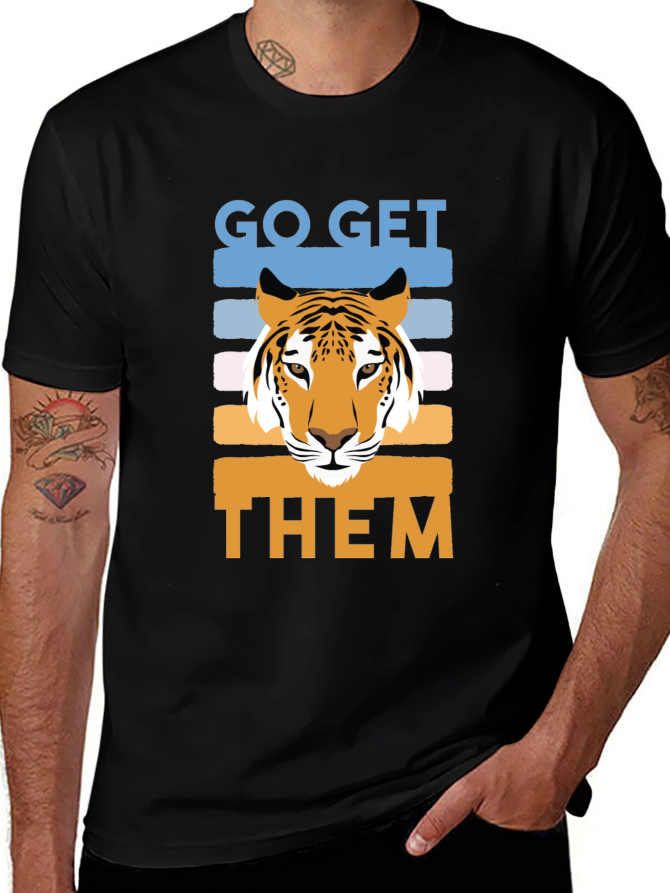 Go Get Them Tiger Graphic T-Shirt