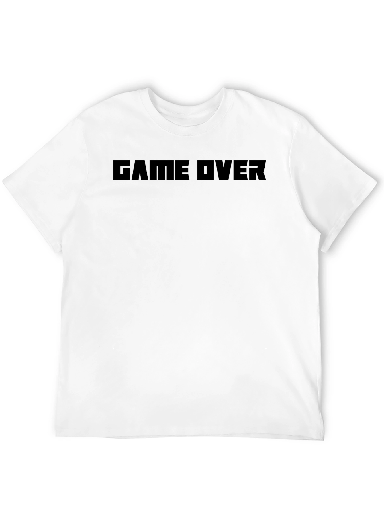 Game Over Black T-Shirt - Gamer Style
