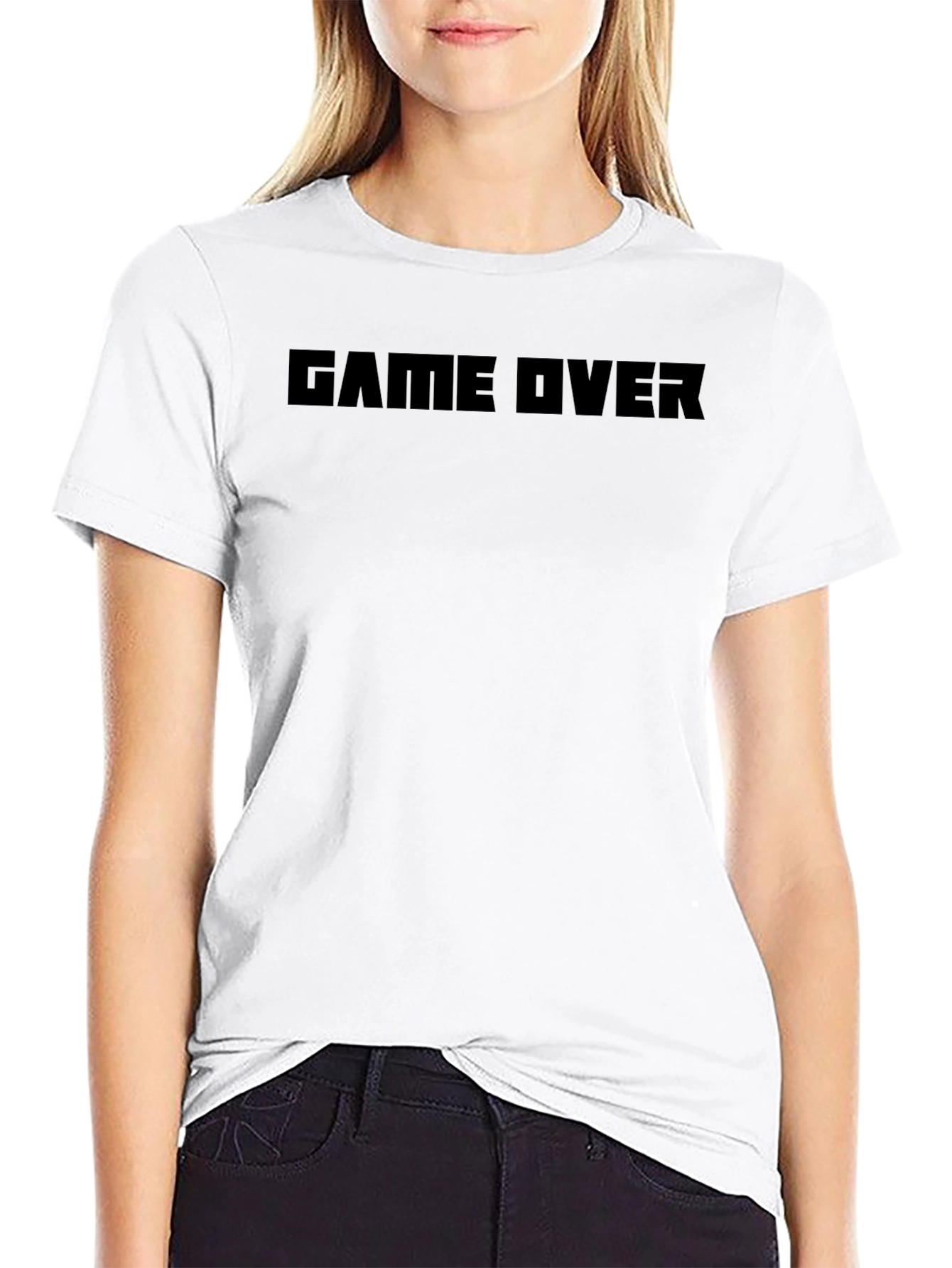 Game Over Black T-Shirt - Gamer Style