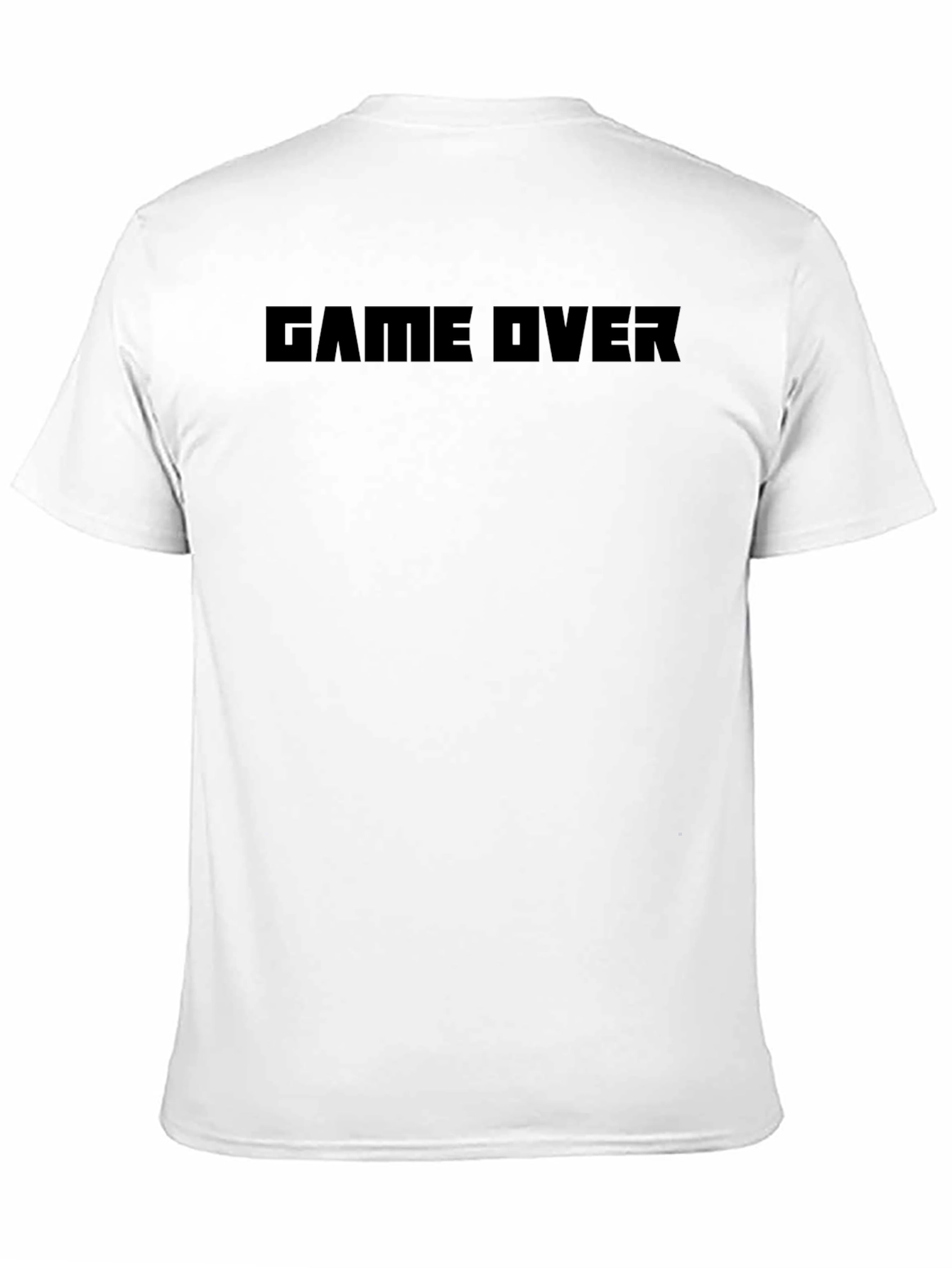 Game Over Black T-Shirt - Gamer Style