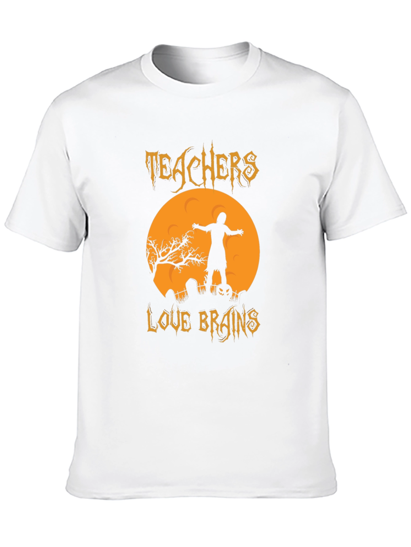 Teachers Love Brains Halloween T-Shirt