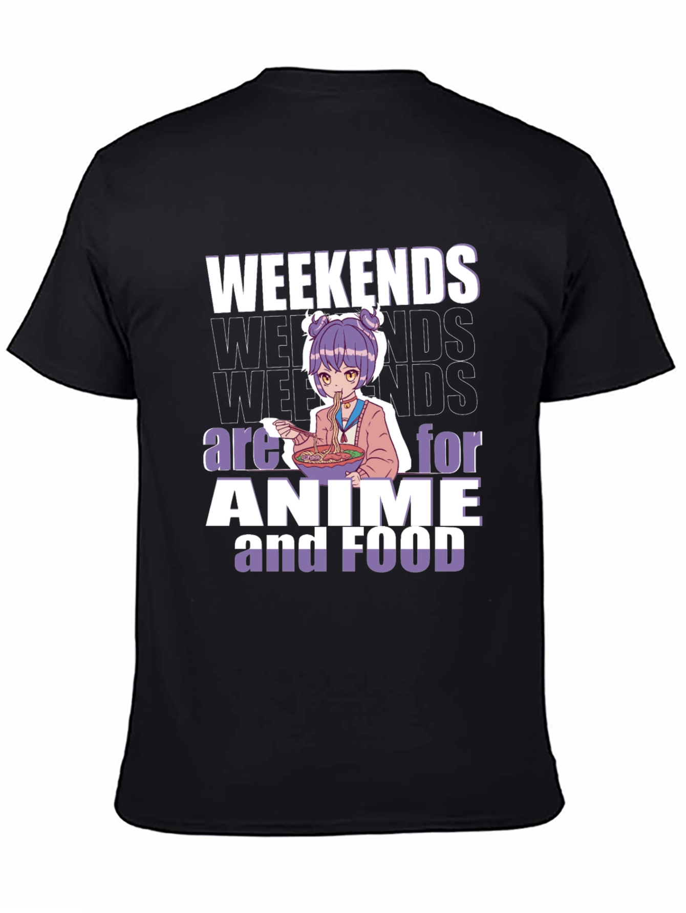 Weekends are for Anime and Food T-Shirt