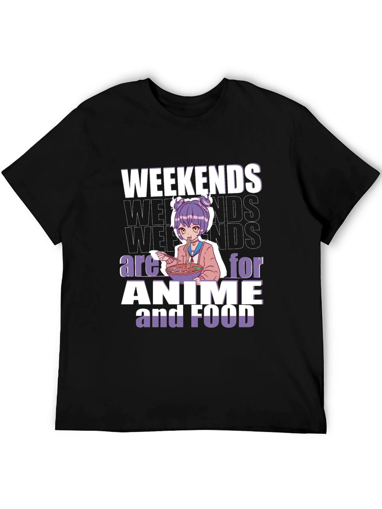 Weekends are for Anime and Food T-Shirt