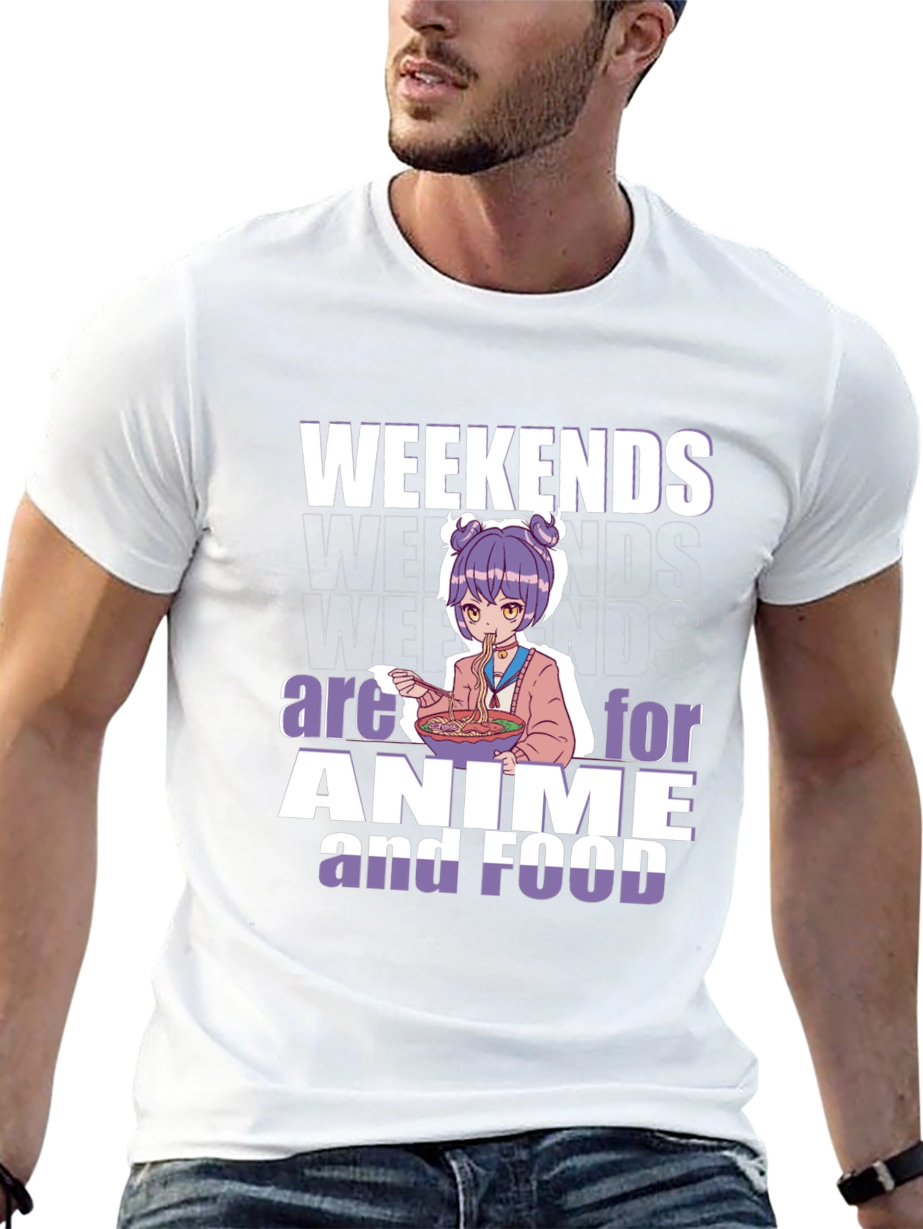 Weekends are for Anime and Food T-Shirt