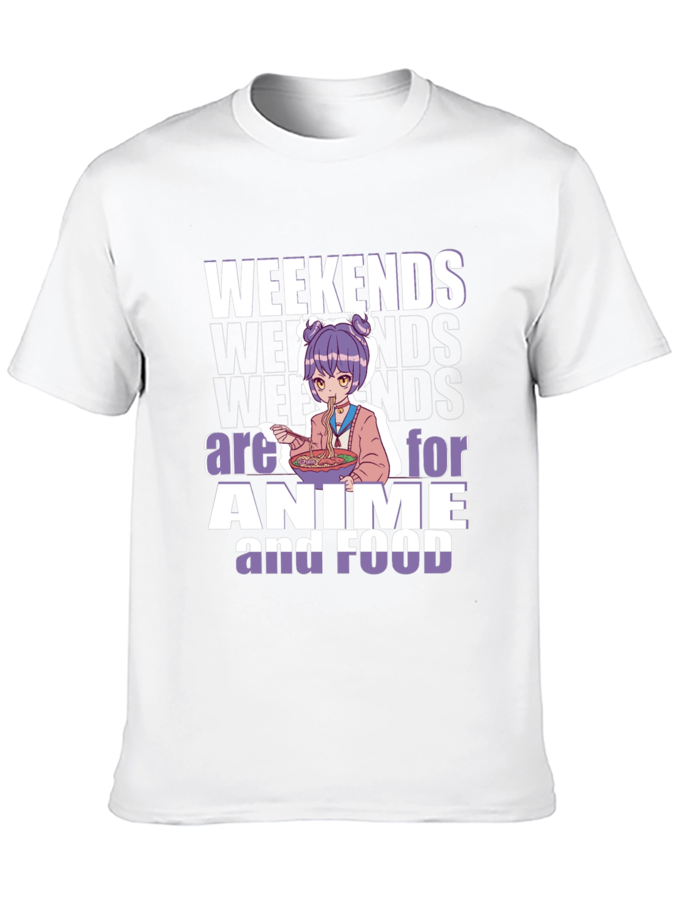 Weekends are for Anime and Food T-Shirt
