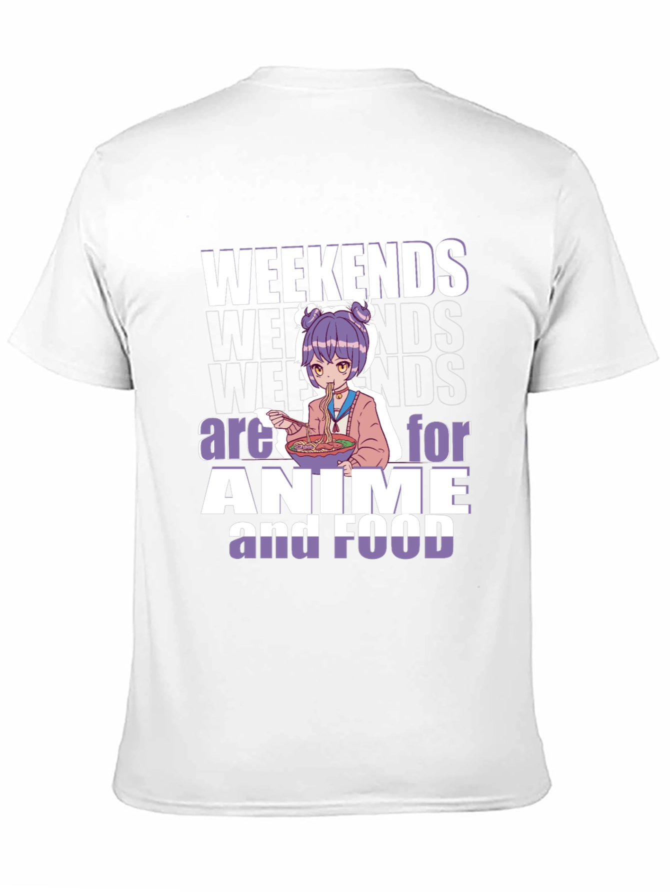 Weekends are for Anime and Food T-Shirt