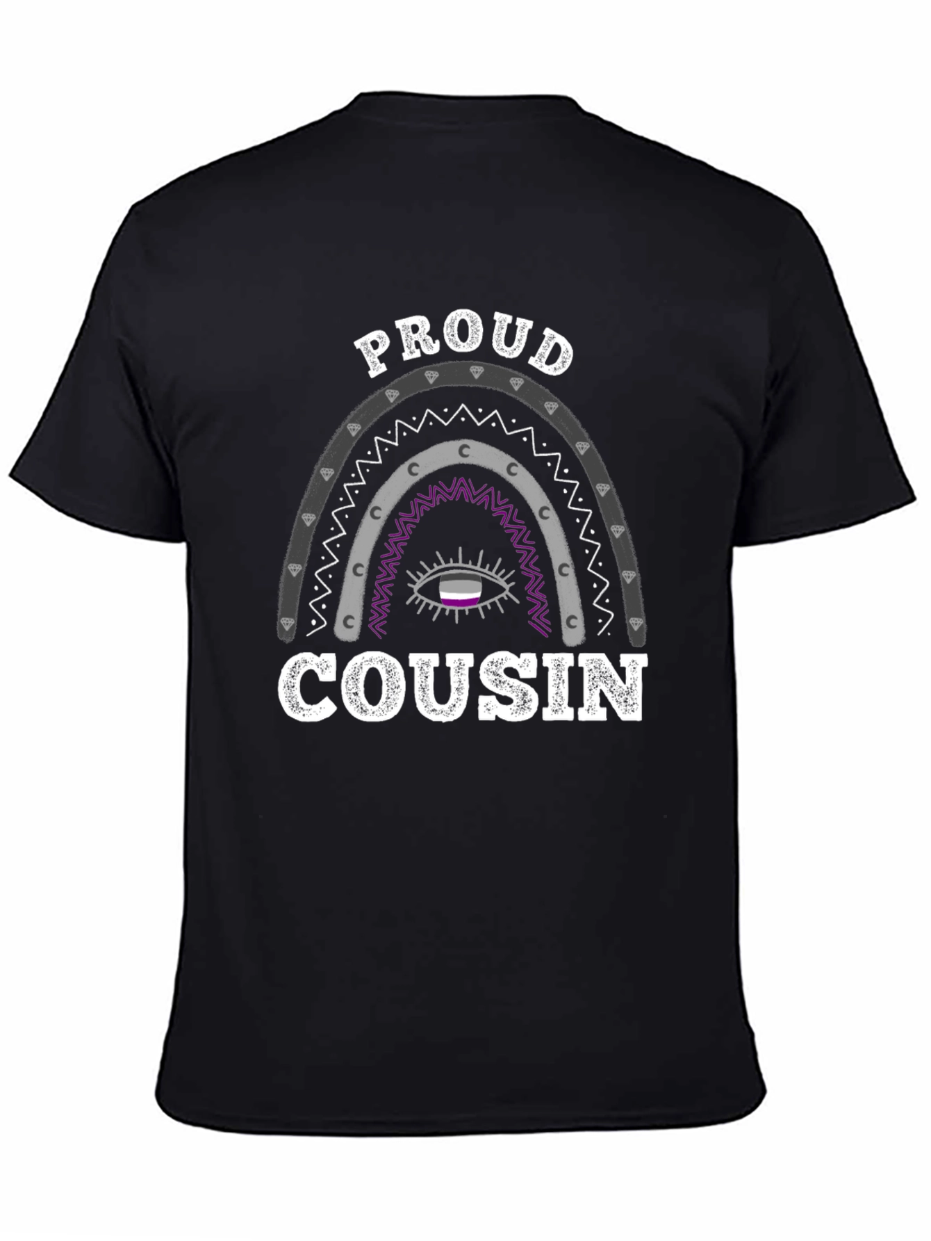 Proud Cousin LGBTQ+ Ace Pride T-Shirt