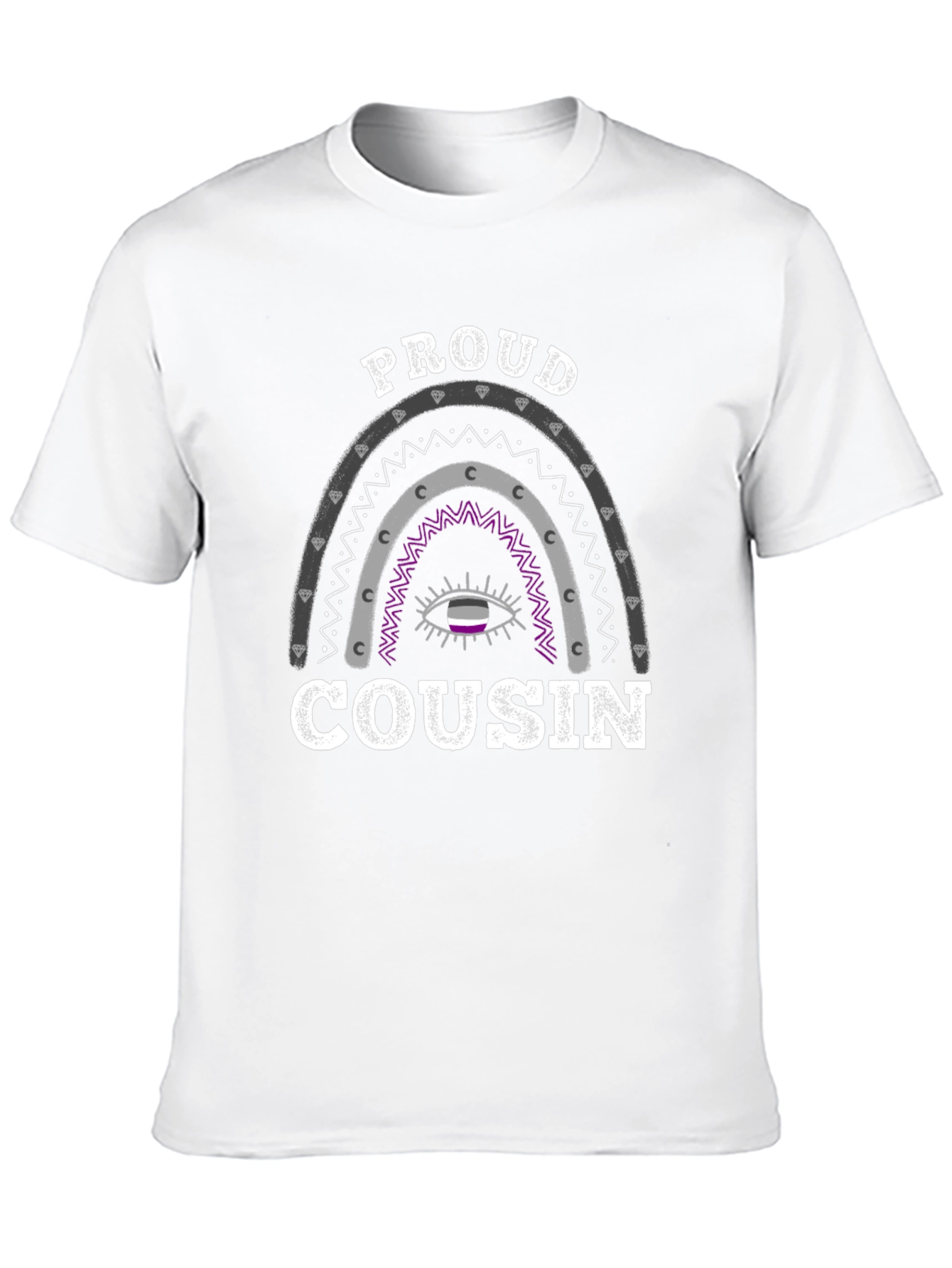 Proud Cousin LGBTQ+ Ace Pride T-Shirt