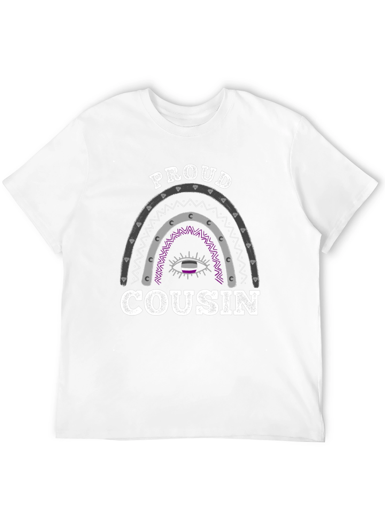 Proud Cousin LGBTQ+ Ace Pride T-Shirt