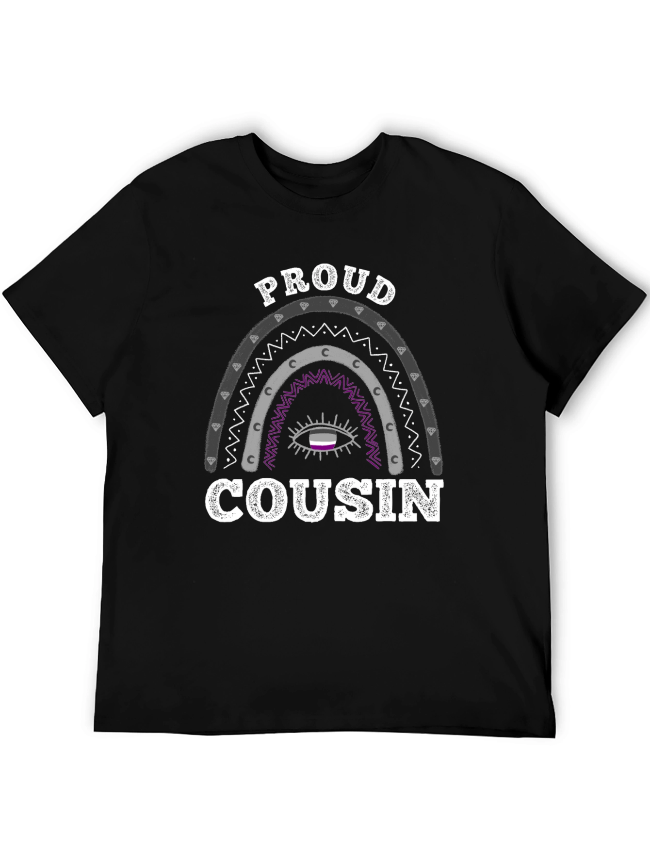 Proud Cousin LGBTQ+ Ace Pride T-Shirt