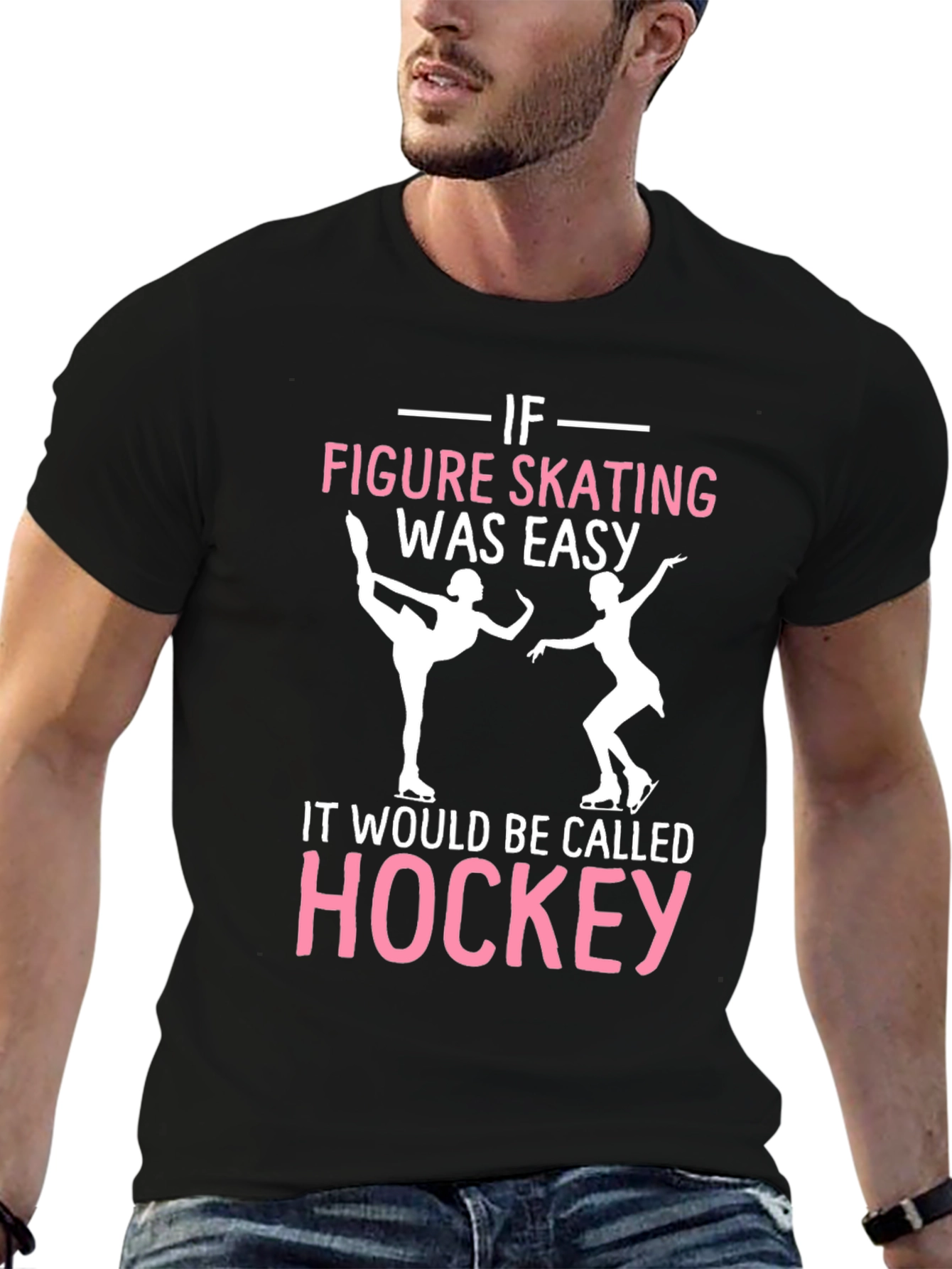 Figure Skating Hockey T-Shirt