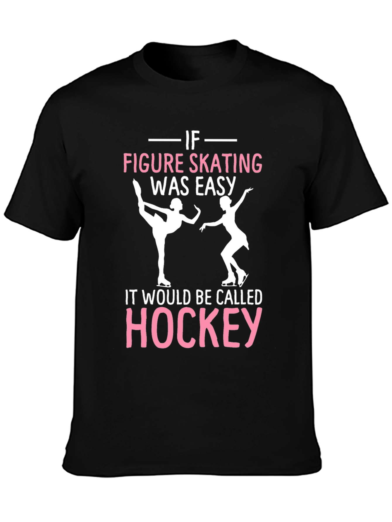 Figure Skating Hockey T-Shirt