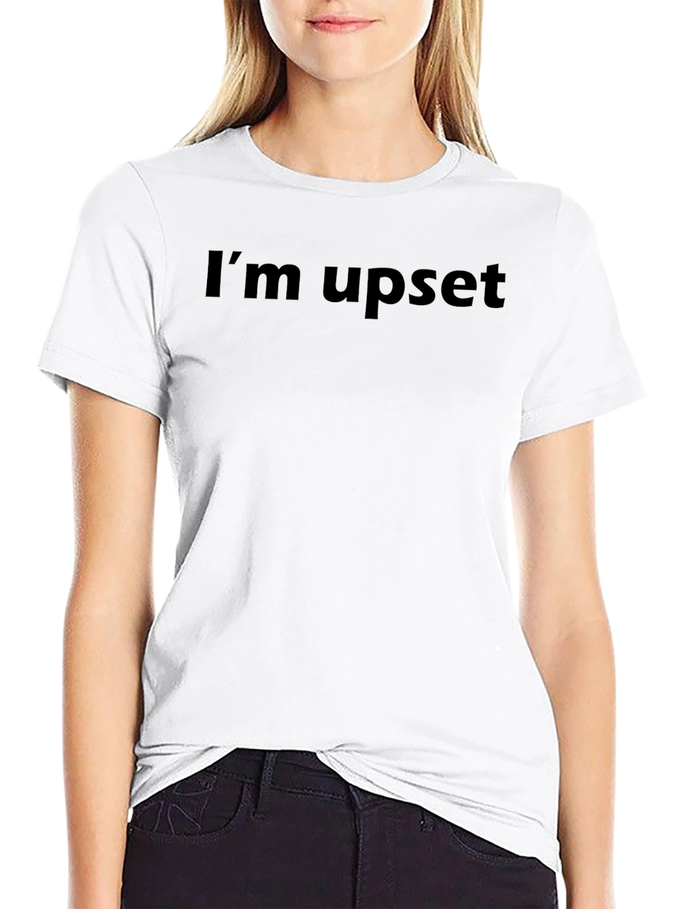 Im Upset Graphic Tee - Comfy Casual Wear