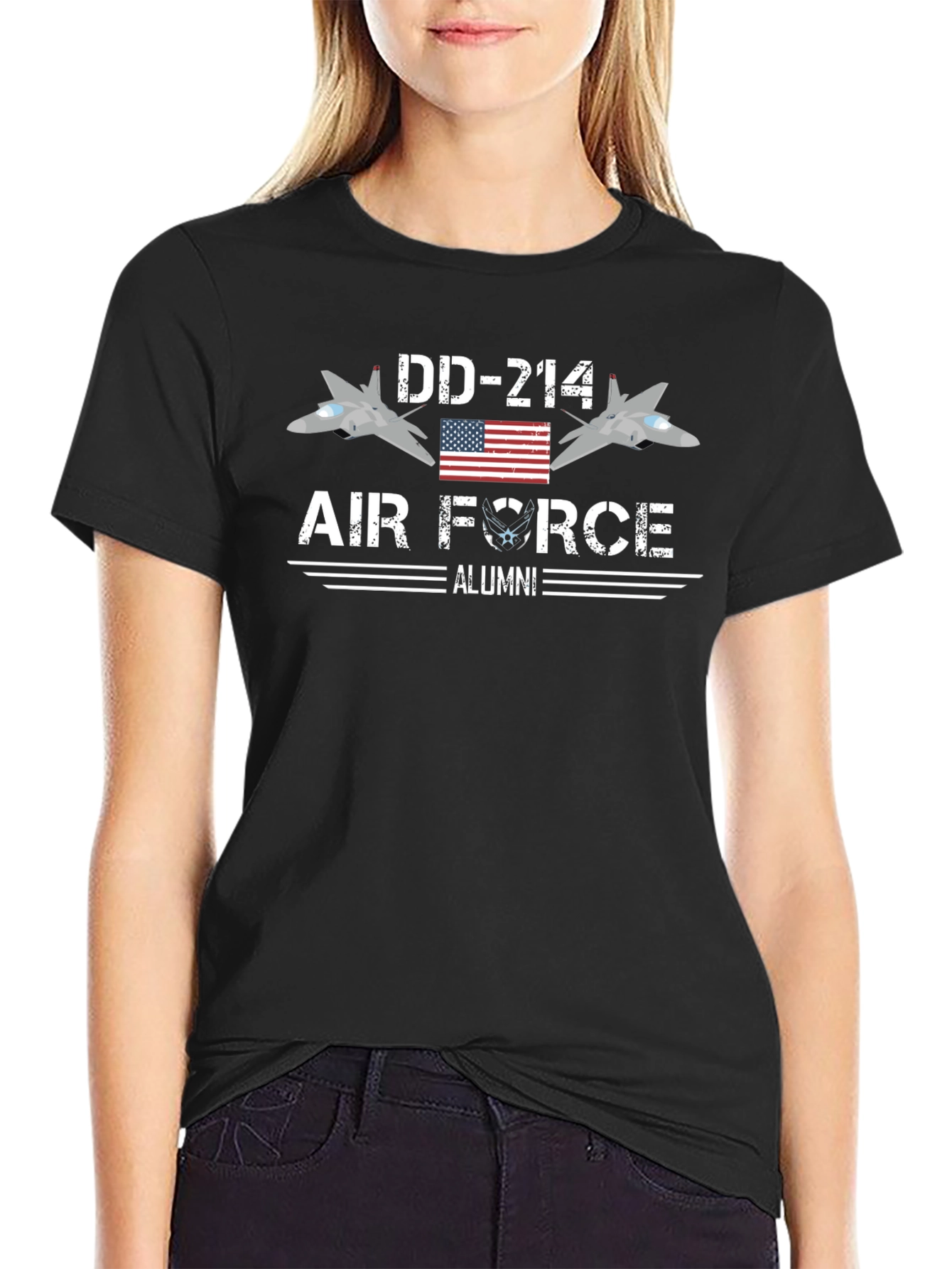Air Force Alumni DD-214 Graphic T-Shirt
