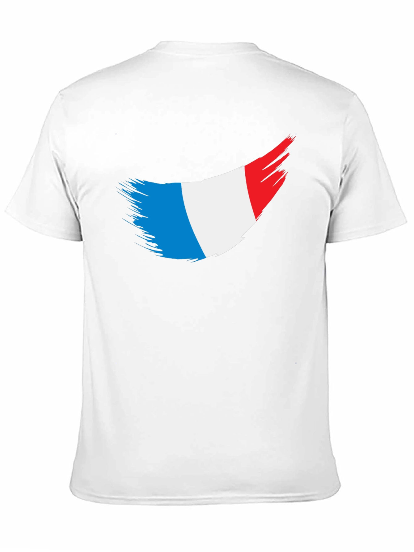 French Flag T-Shirt - Black Tee