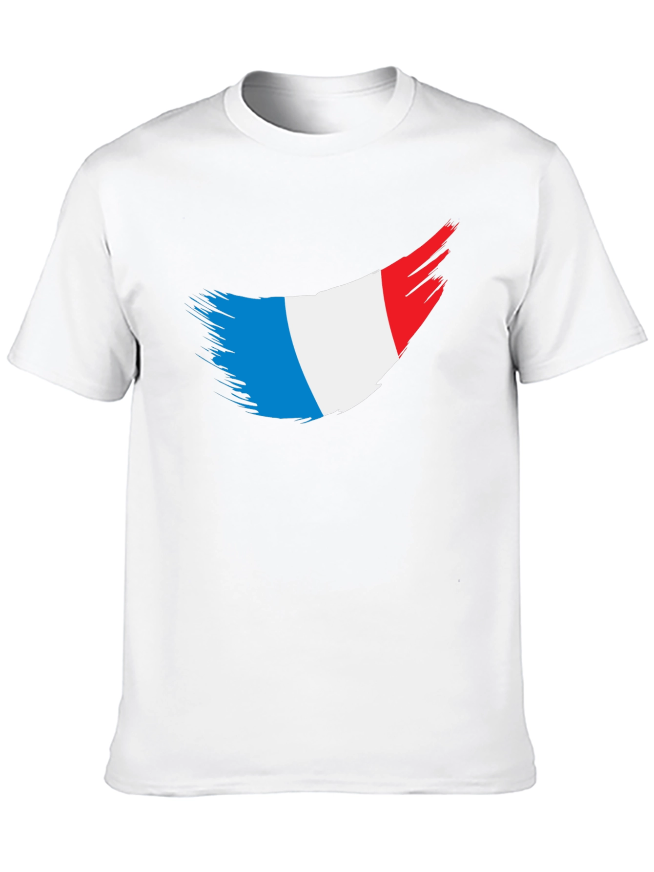 French Flag T-Shirt - Black Tee