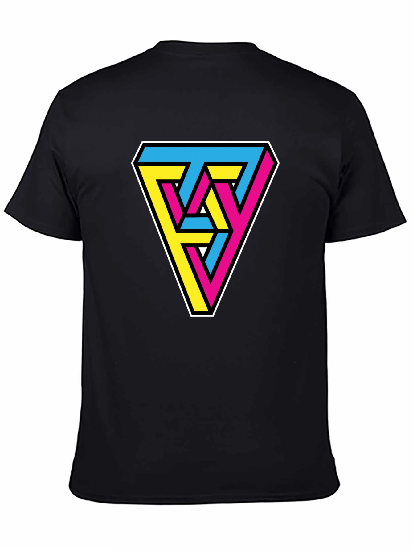 Impossible Triangle Graphic Tee - Illusion T-Shirt