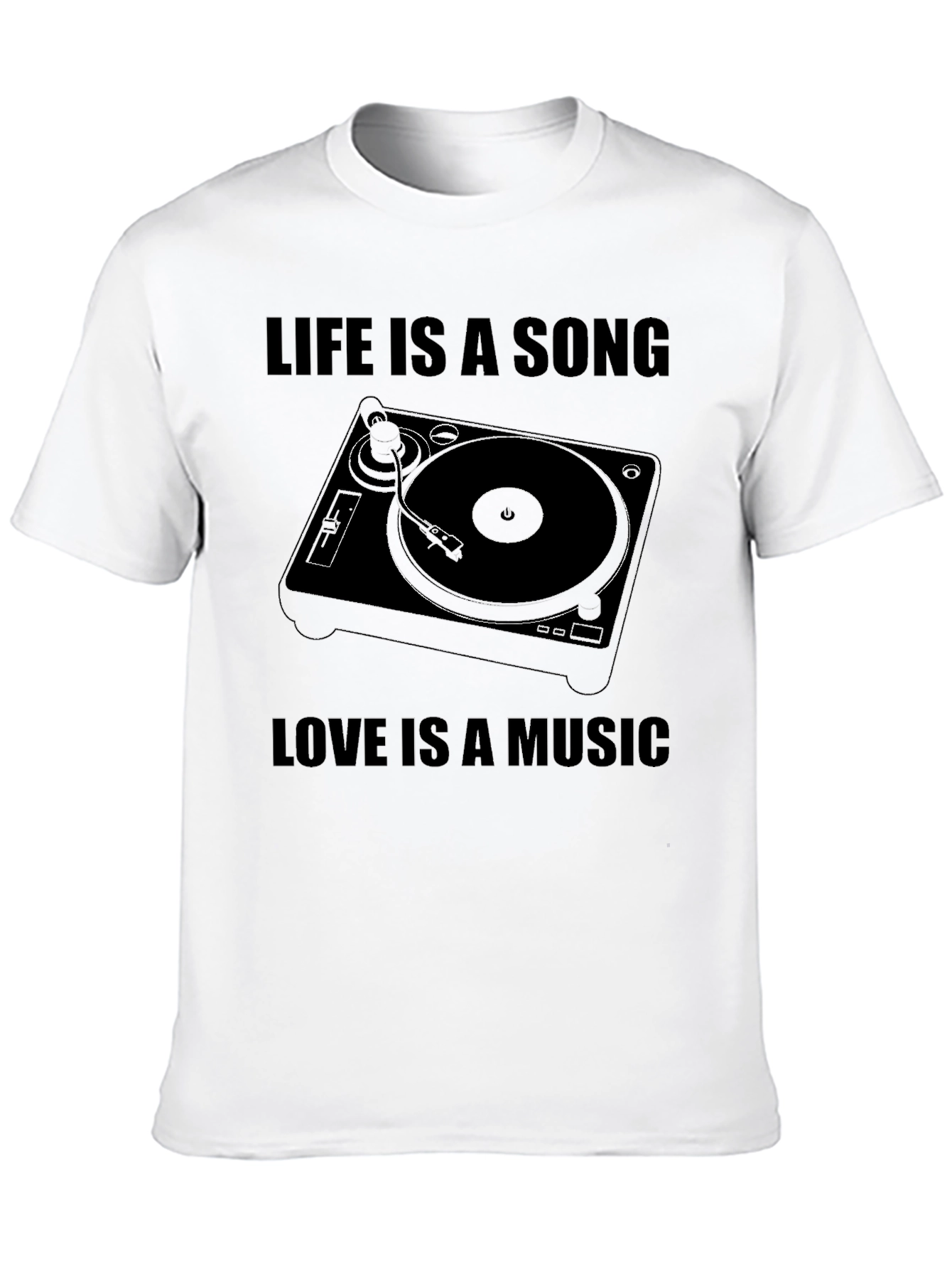 Life is a Song Music is Love T-Shirt