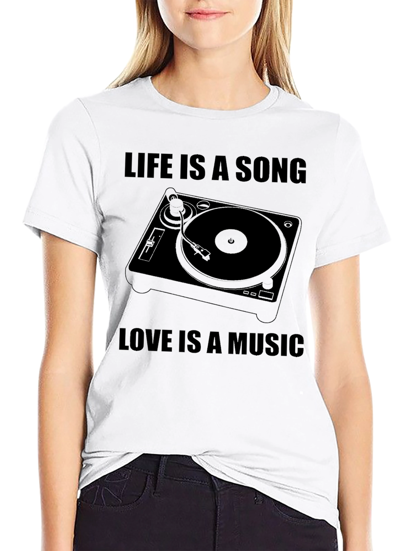 Life is a Song Music is Love T-Shirt