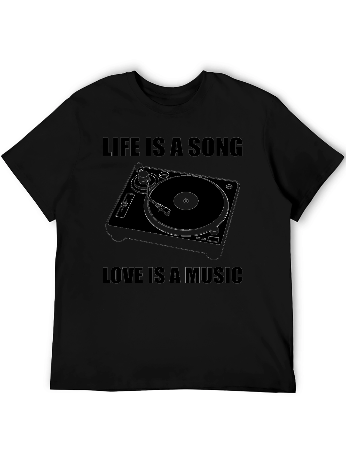 Life is a Song Music is Love T-Shirt
