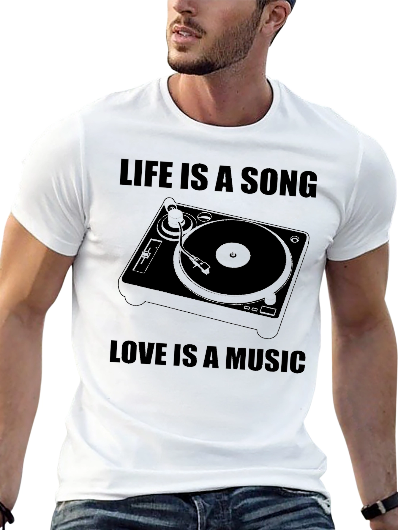 Life is a Song Music is Love T-Shirt